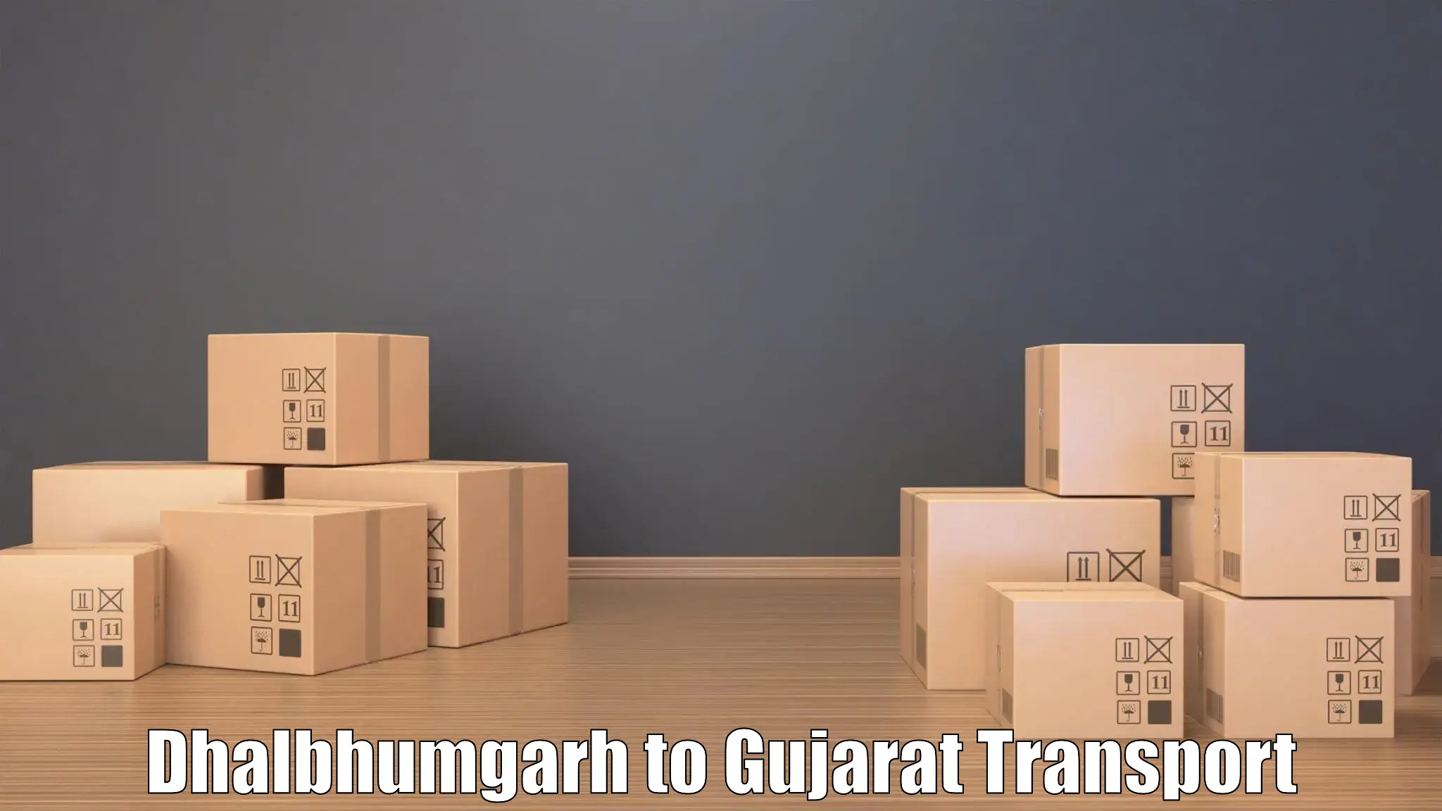 Vehicle courier services Dhalbhumgarh to Gandhidham