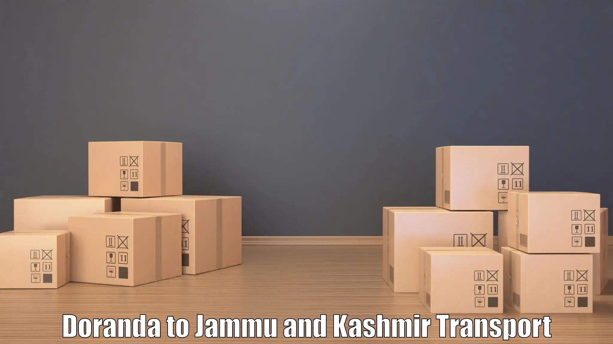 Nationwide transport services Doranda to Jammu and Kashmir