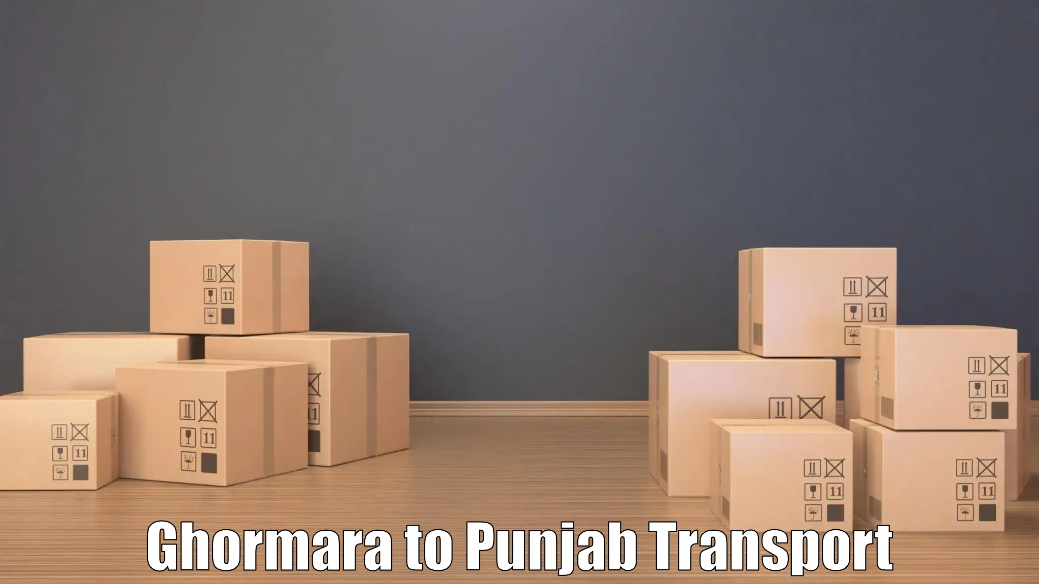 Interstate goods transport Ghormara to Machhiwara