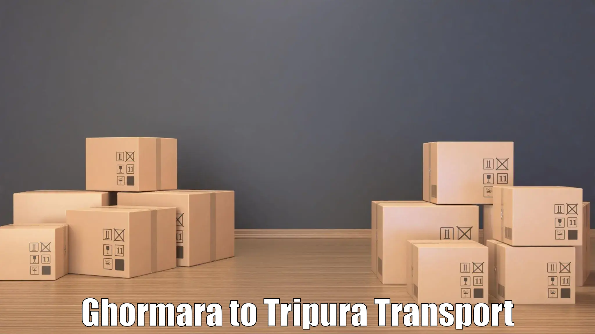 Best transport services in India Ghormara to Udaipur Tripura