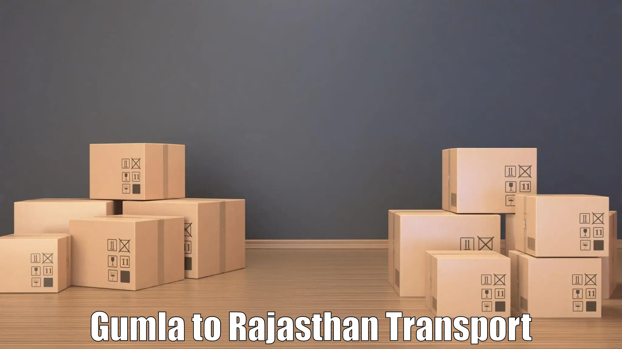 Vehicle parcel service Gumla to Jaipur