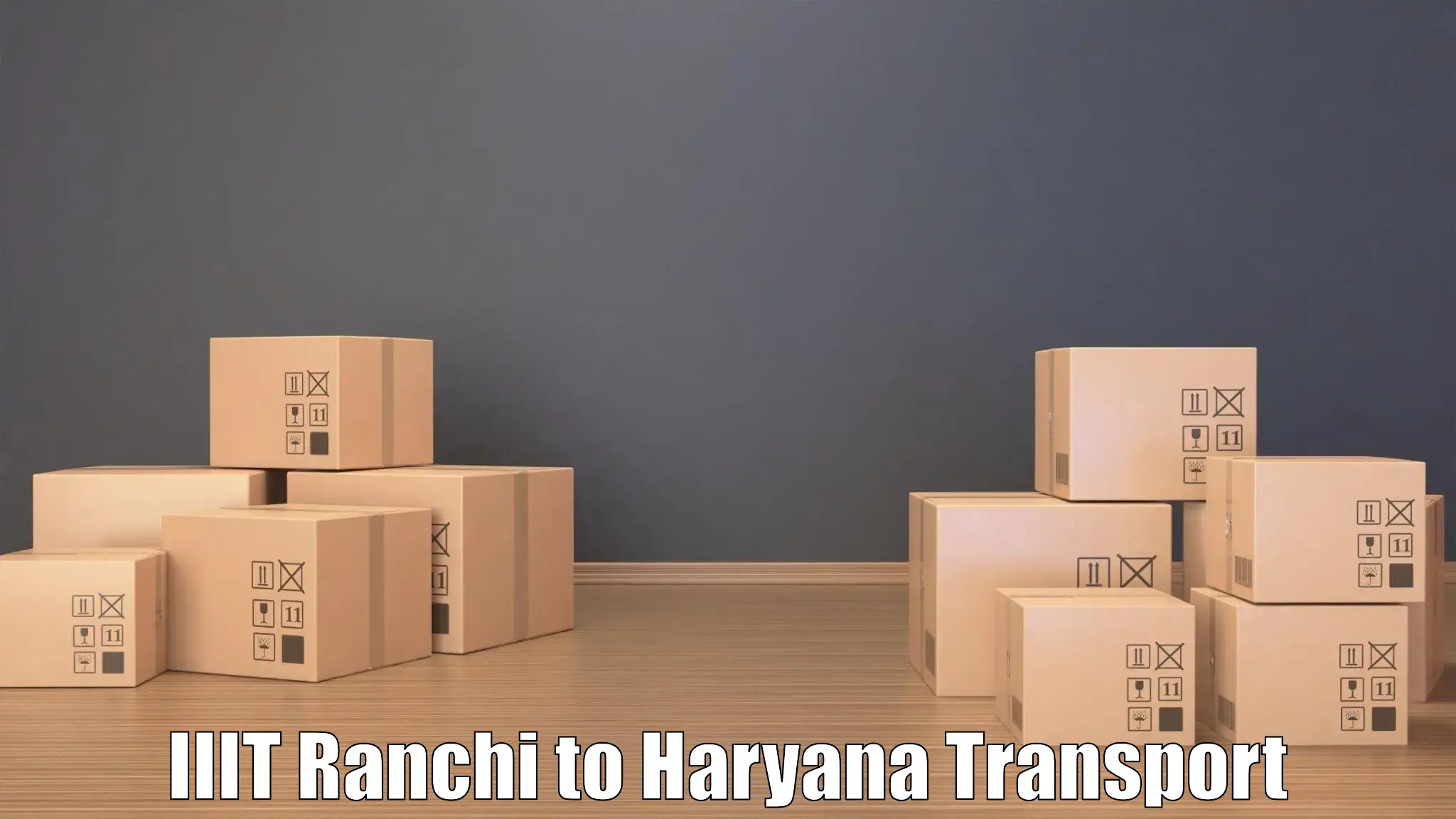 Container transport service IIIT Ranchi to Hansi