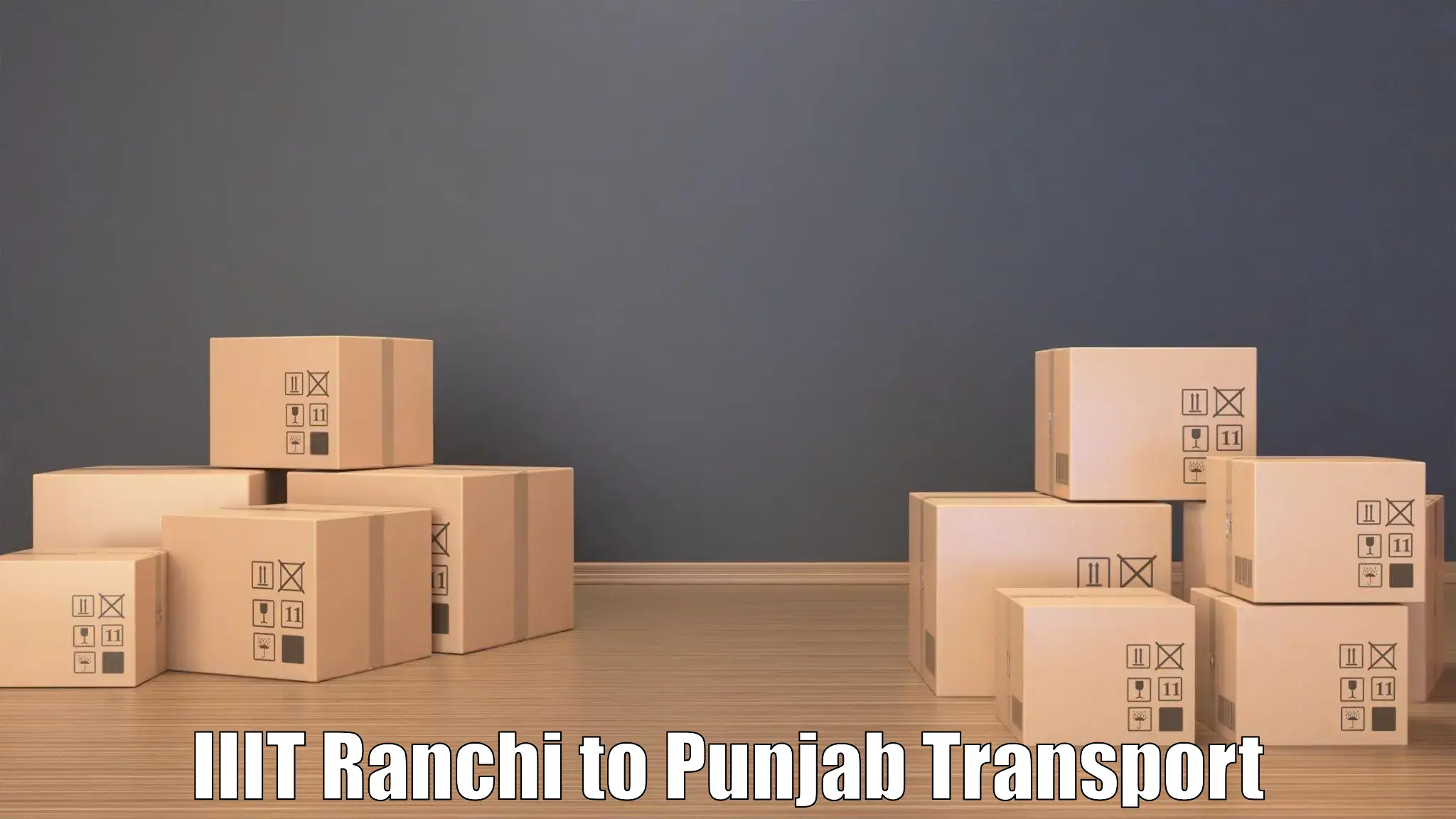 All India transport service IIIT Ranchi to Sangrur