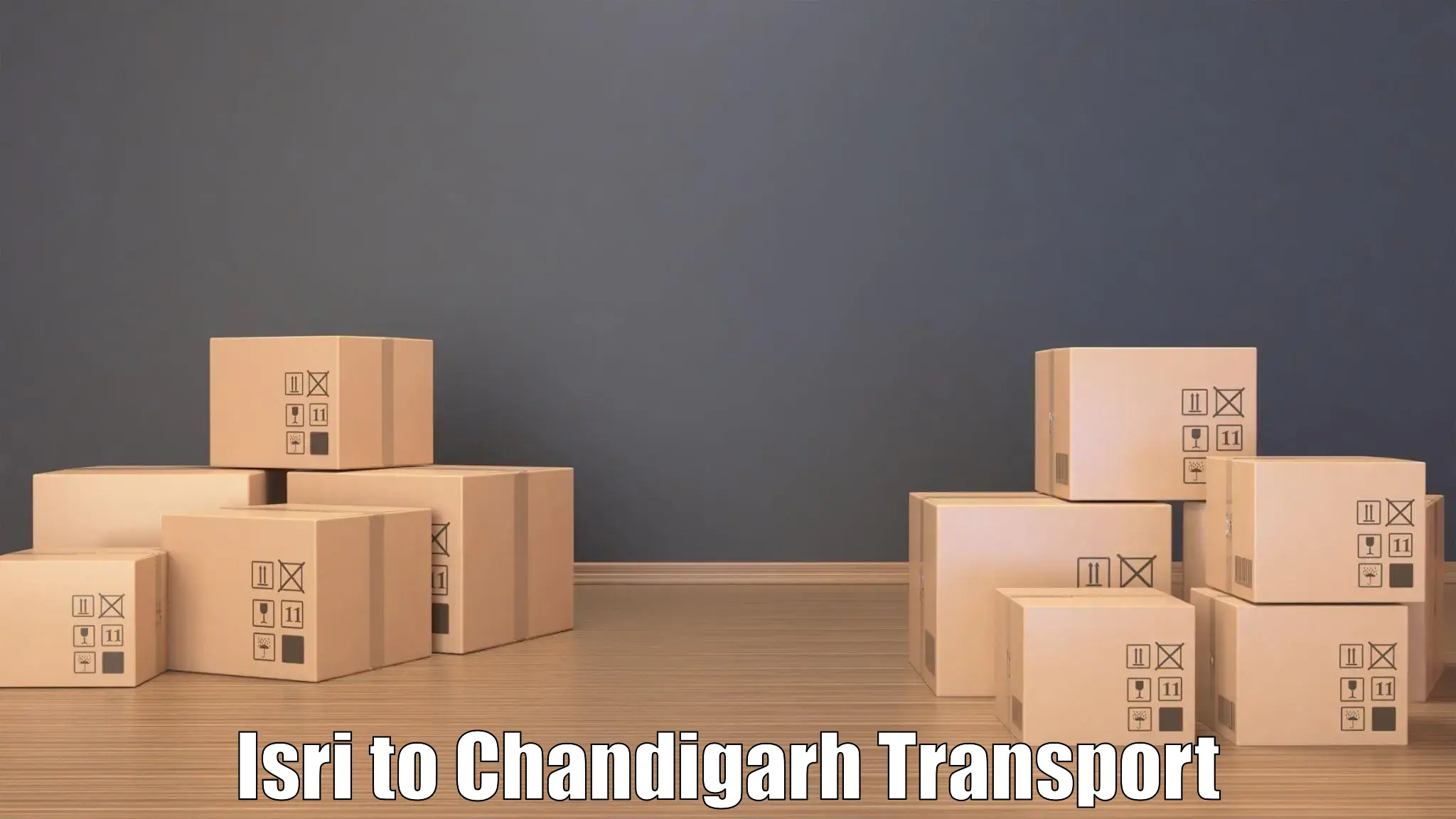 Two wheeler transport services Isri to Chandigarh