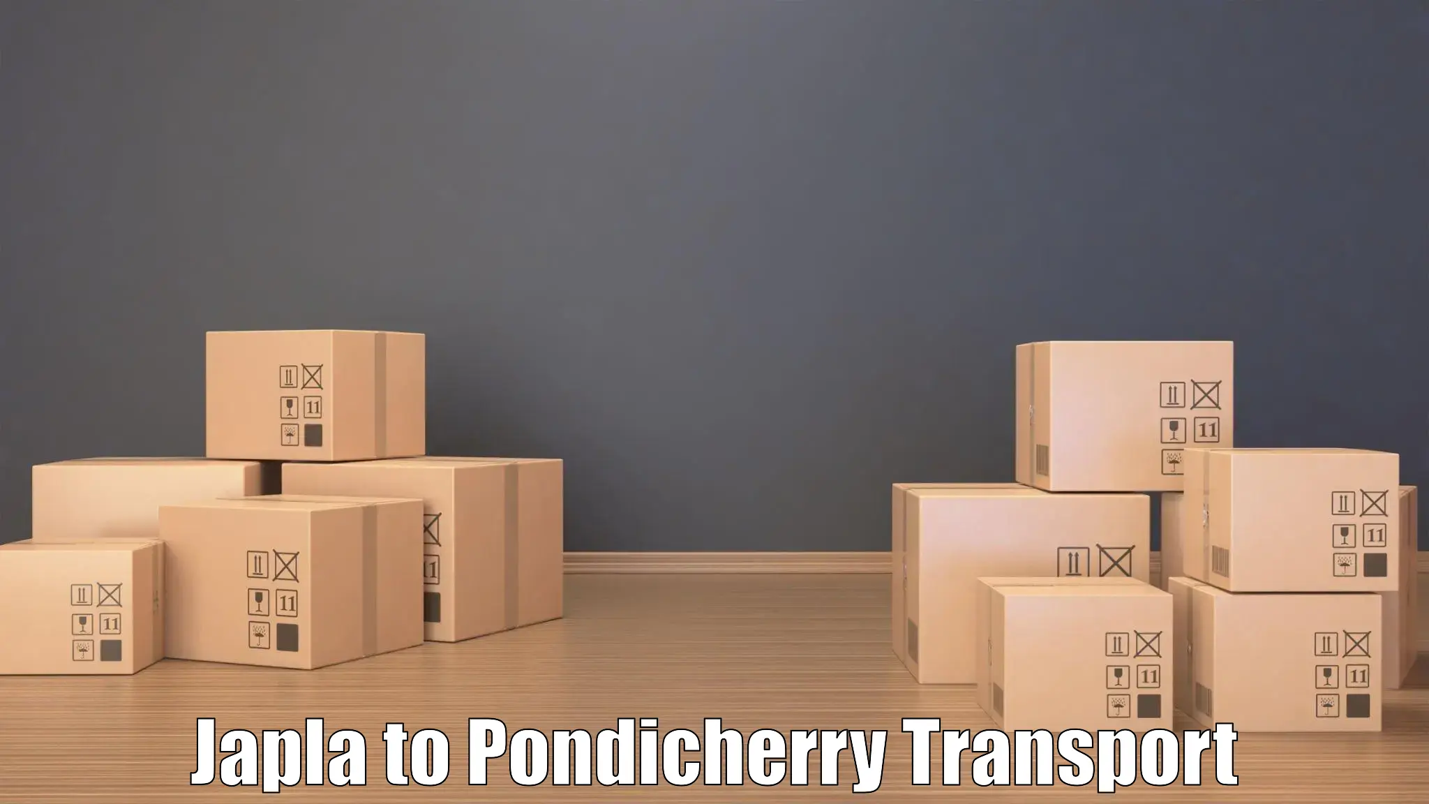 Material transport services in Japla to Pondicherry University