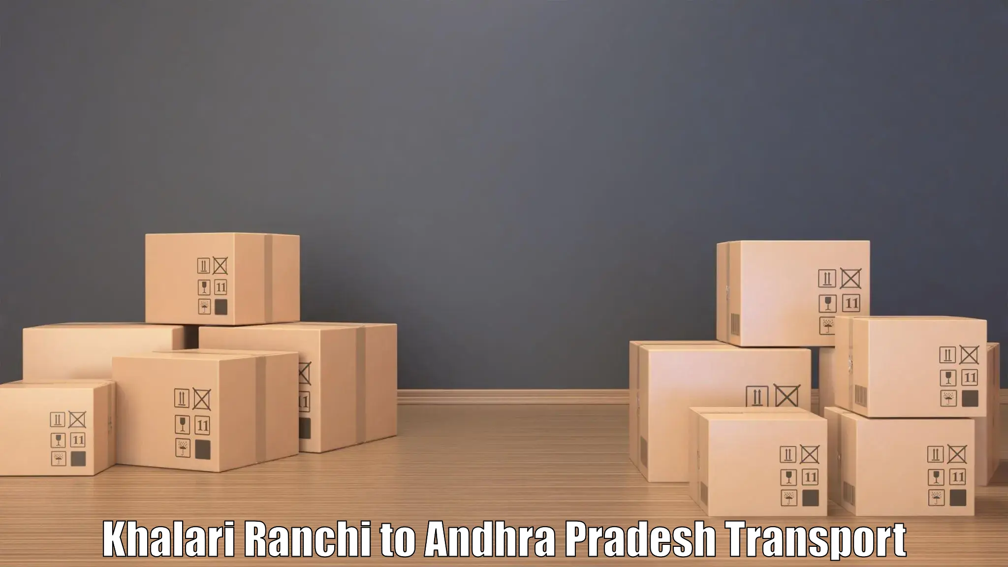 Shipping services Khalari Ranchi to Puttur Tirupati