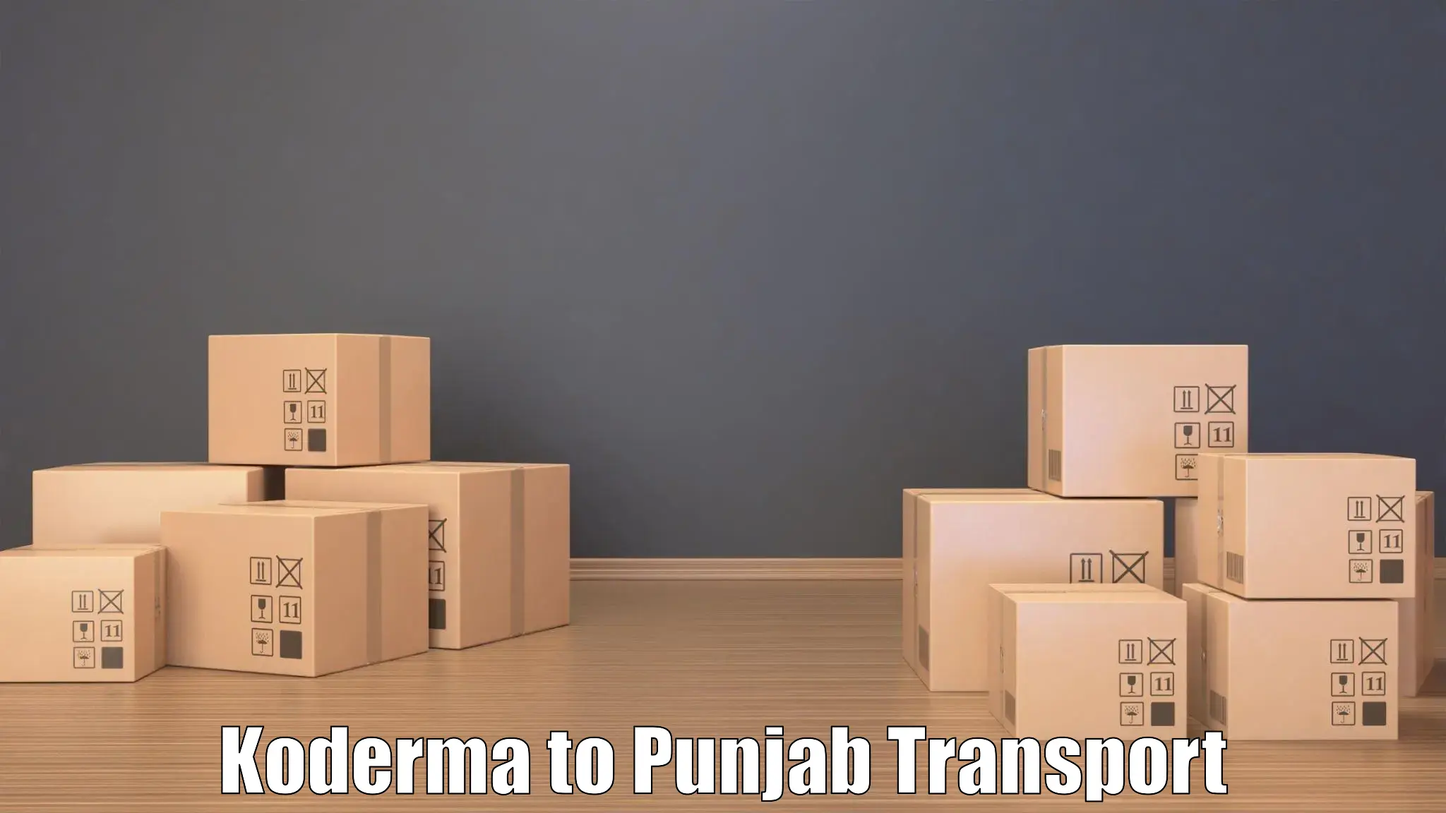 Transportation services Koderma to Rupnagar