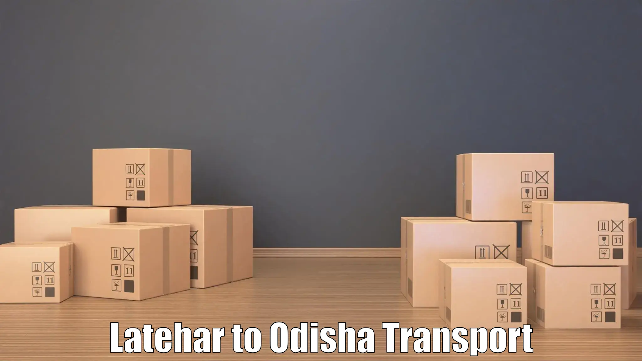 Material transport services Latehar to Dhamara