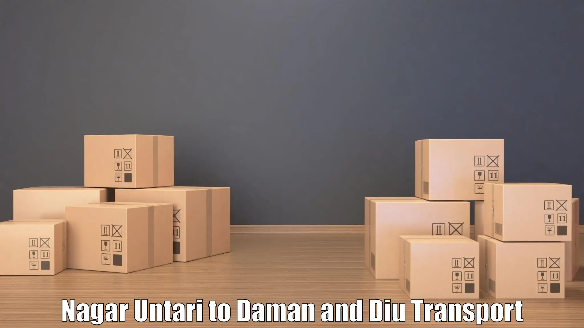 Package delivery services Nagar Untari to Daman