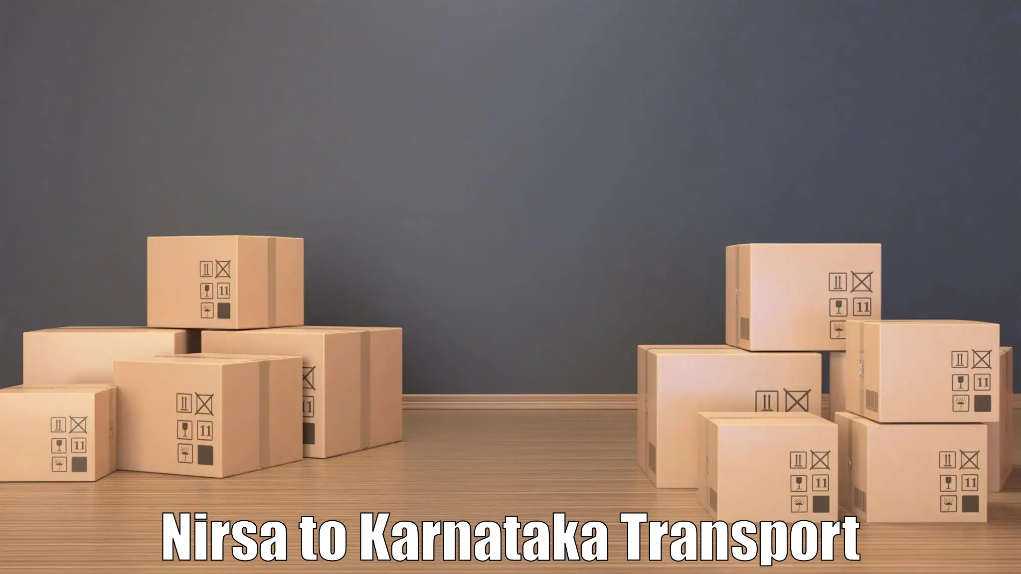 Part load transport service in India Nirsa to Bangalore