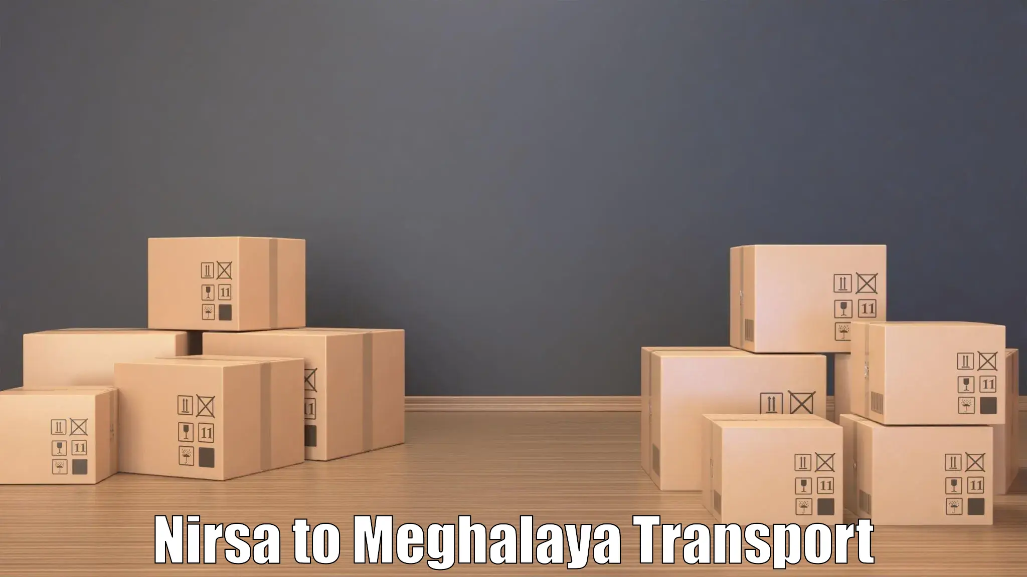 Logistics transportation services in Nirsa to Meghalaya