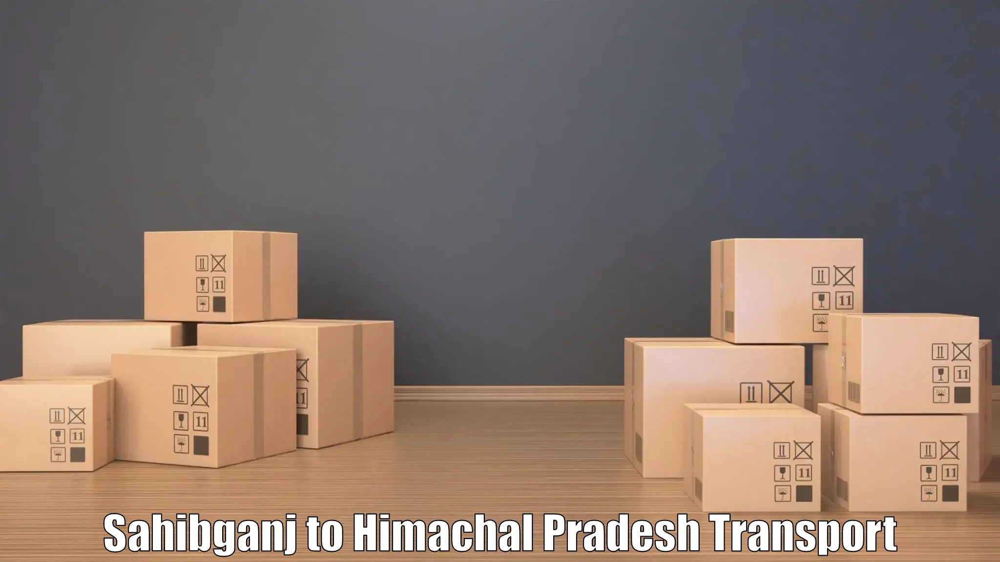 Interstate goods transport Sahibganj to Amb Una