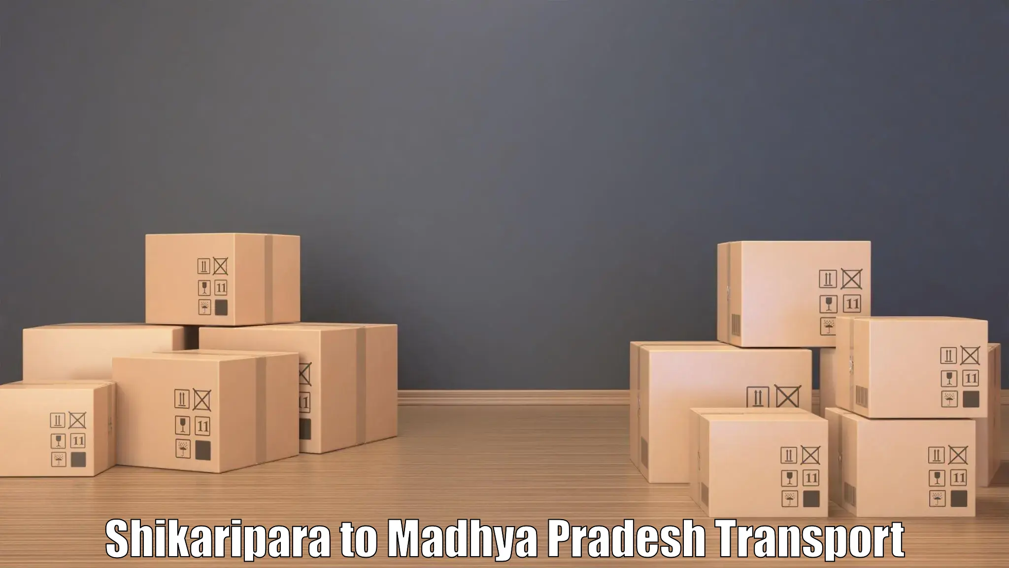 Two wheeler parcel service Shikaripara to Madhya Pradesh