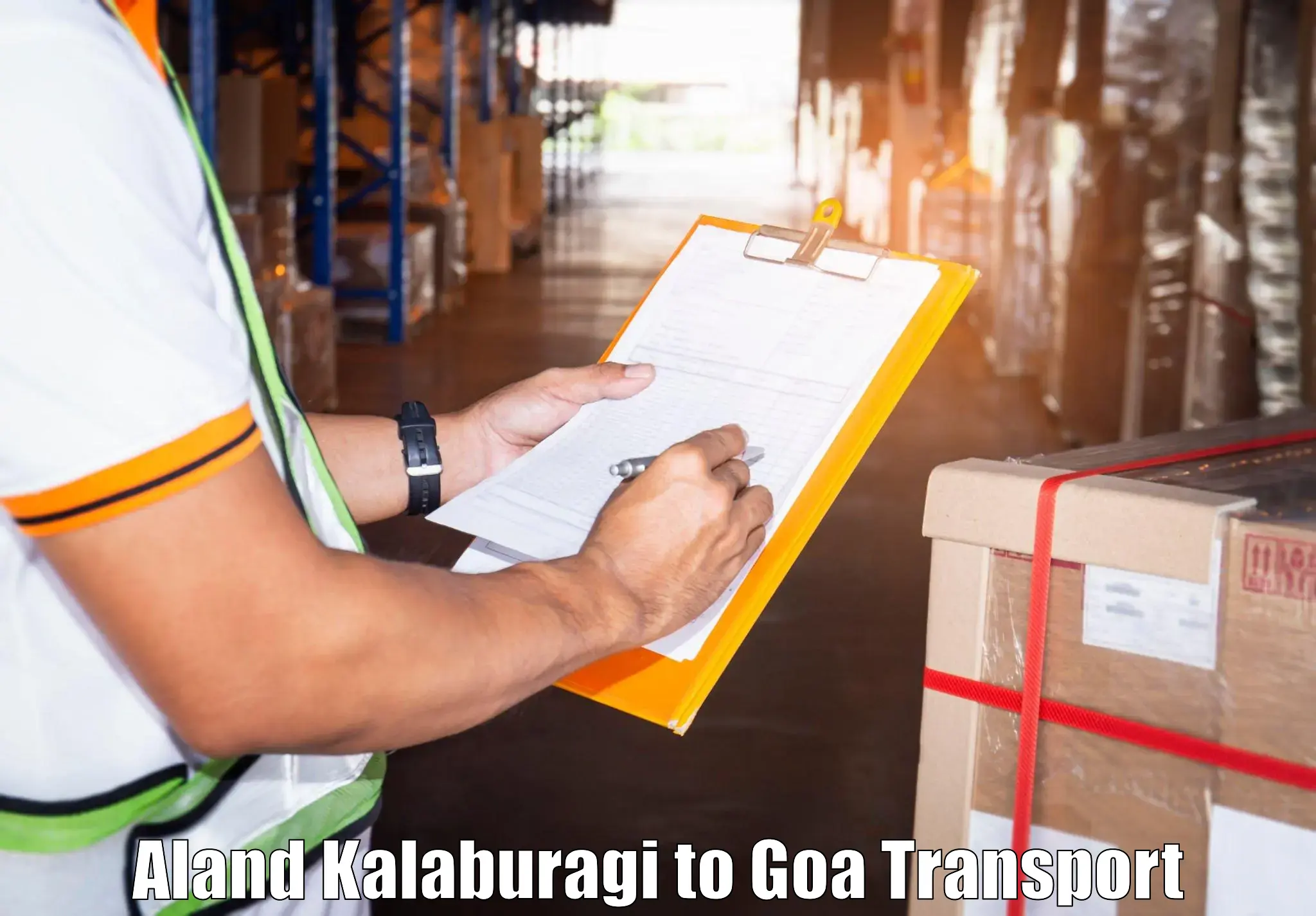 Online transport booking Aland Kalaburagi to Mormugao Port