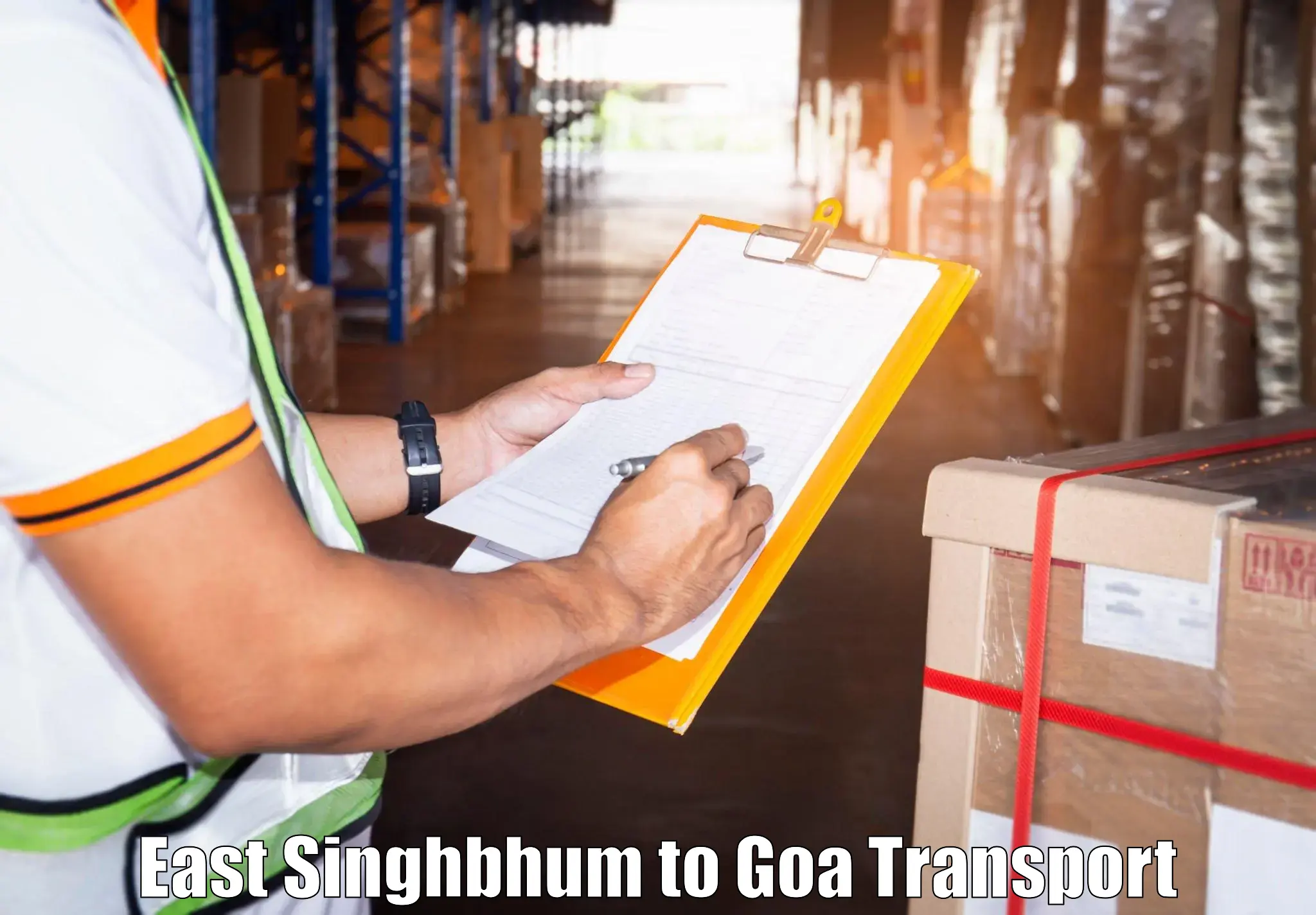 Nearest transport service East Singhbhum to Goa