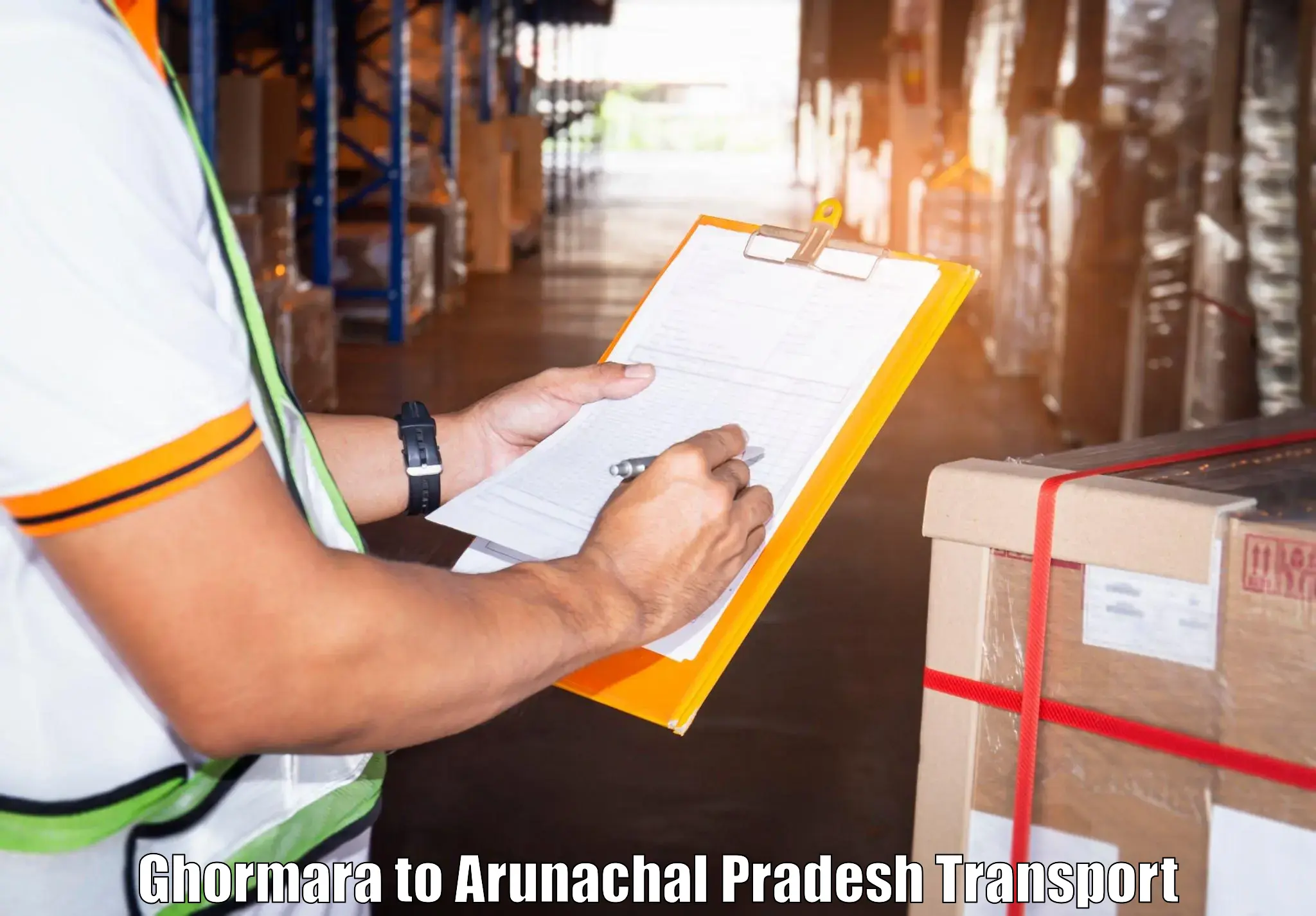 Best transport services in India Ghormara to Arunachal Pradesh
