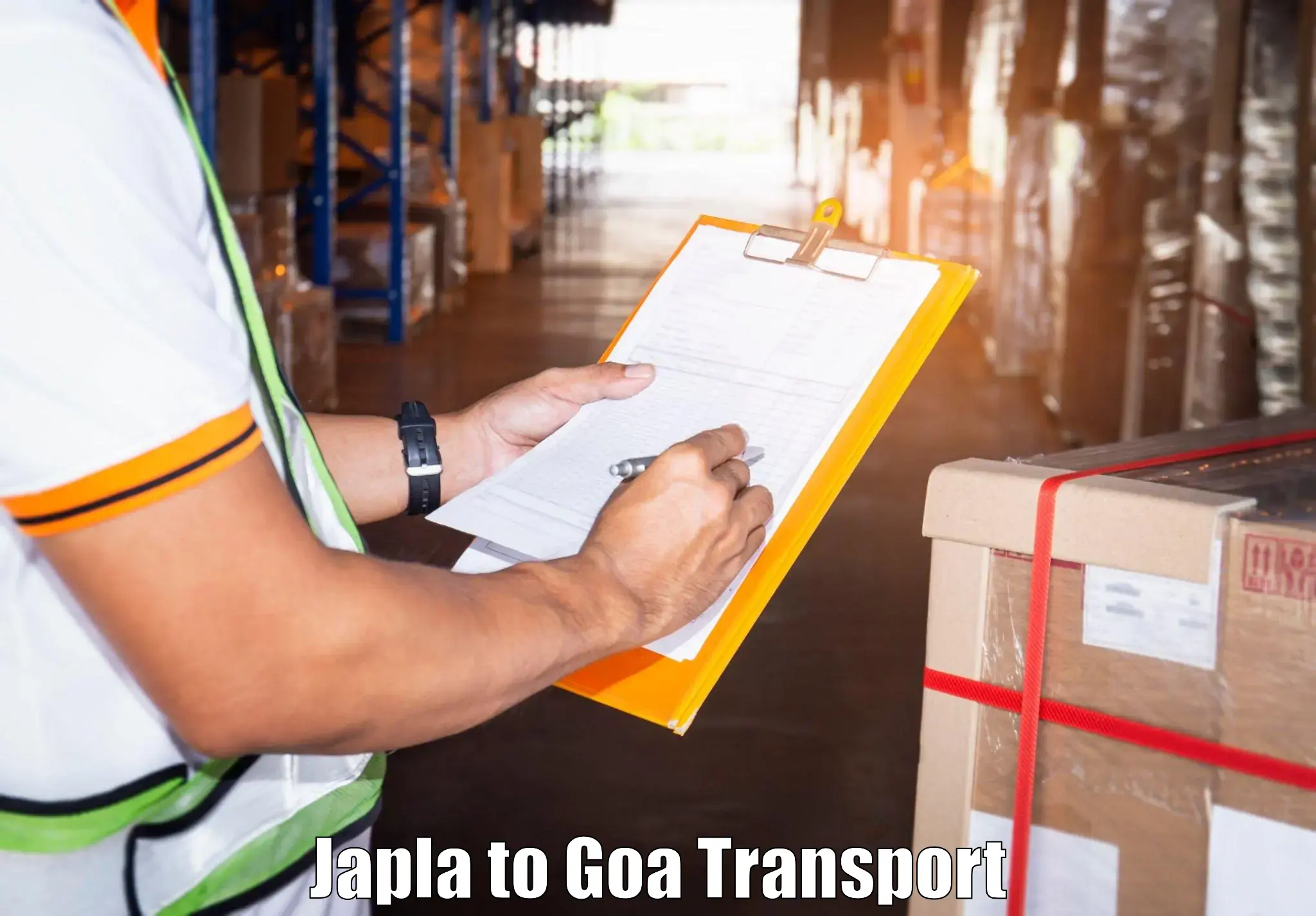 Part load transport service in India in Japla to Sanvordem