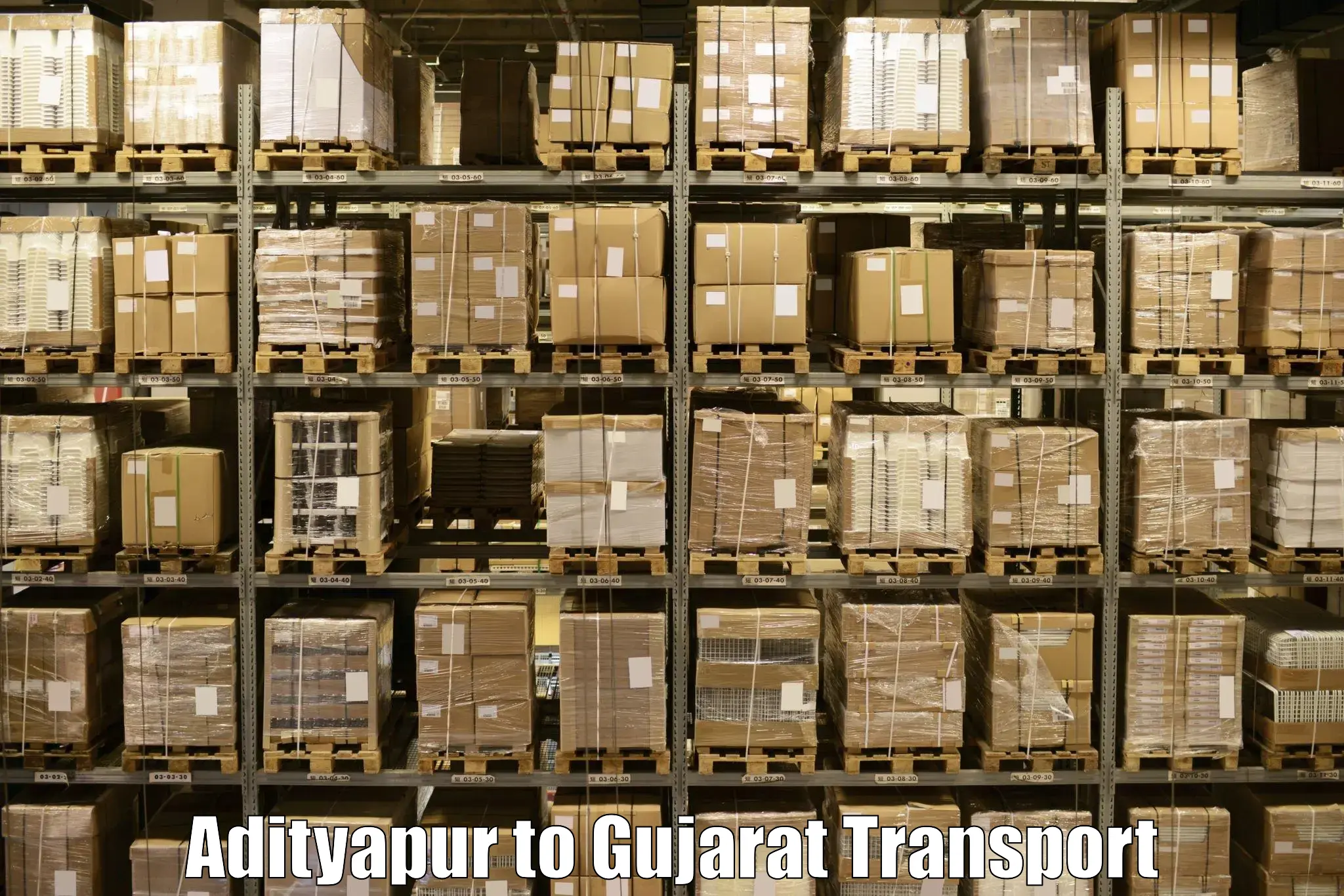 Online transport booking Adityapur to Jhalod