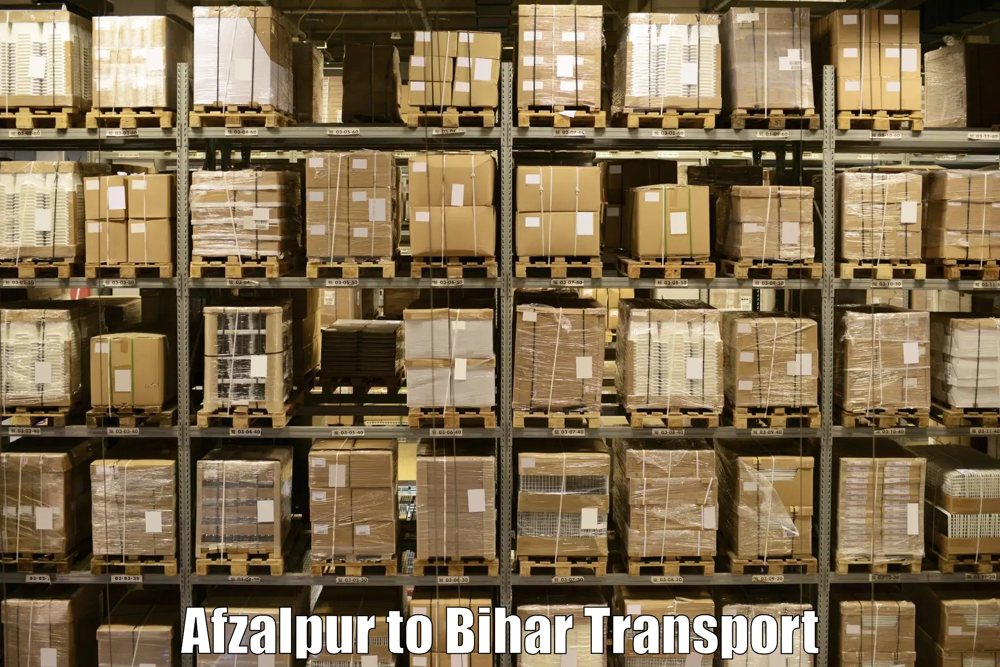 Commercial transport service Afzalpur to Mojharia