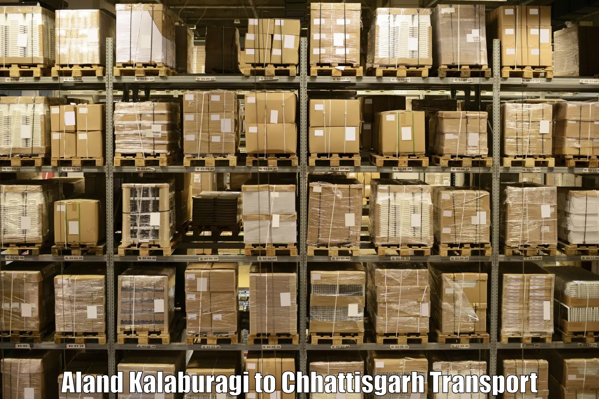 Nationwide transport services Aland Kalaburagi to Raigarh Chhattisgarh