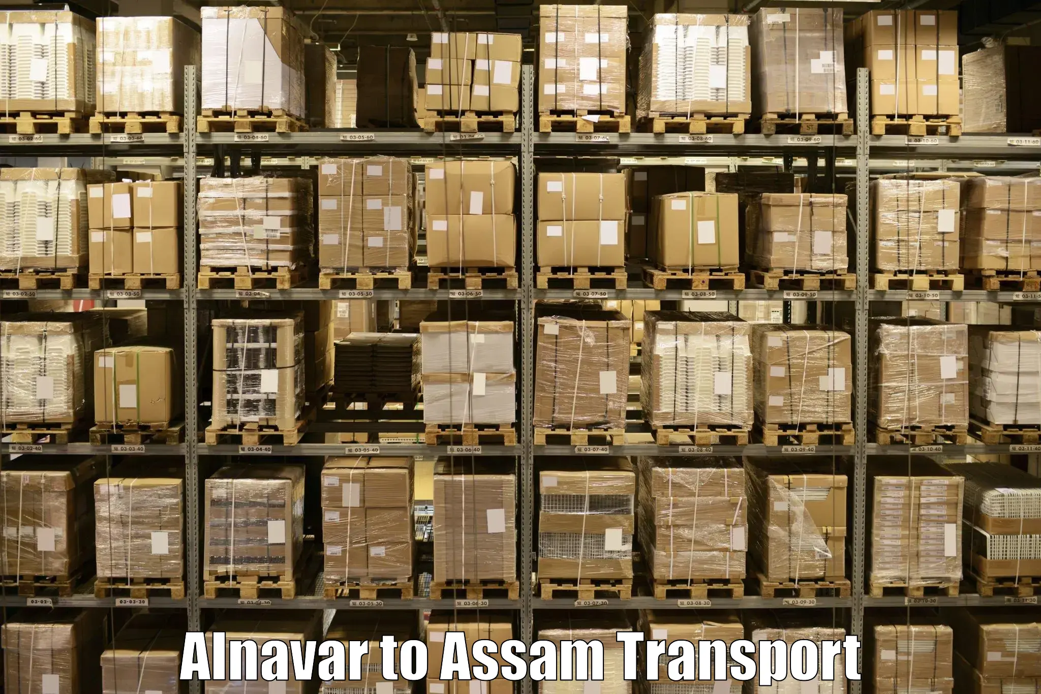 Inland transportation services Alnavar to Hojai Lanka