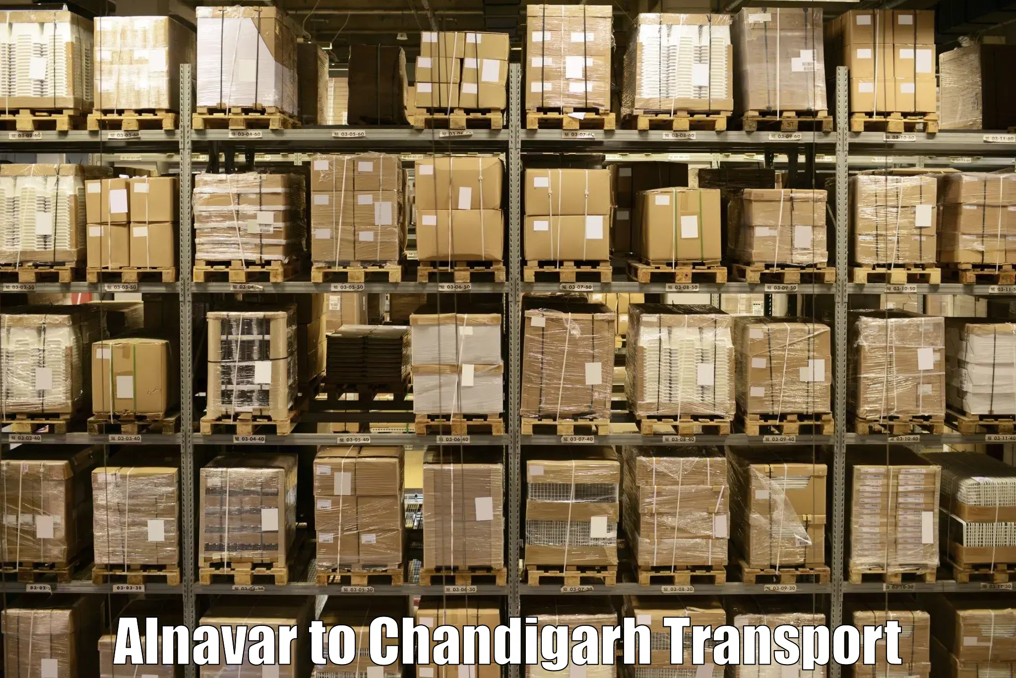 Transport bike from one state to another Alnavar to Chandigarh