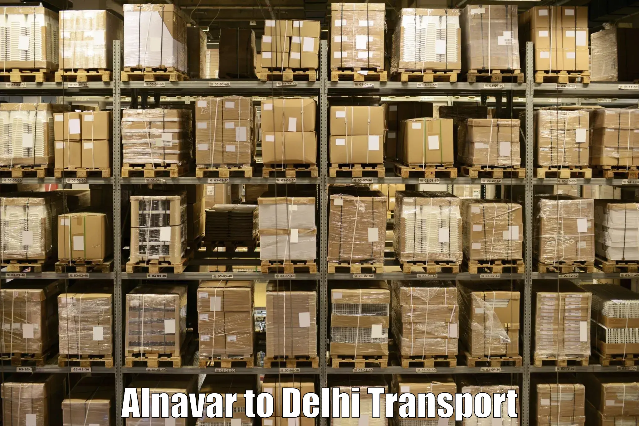 Online transport Alnavar to Lodhi Road