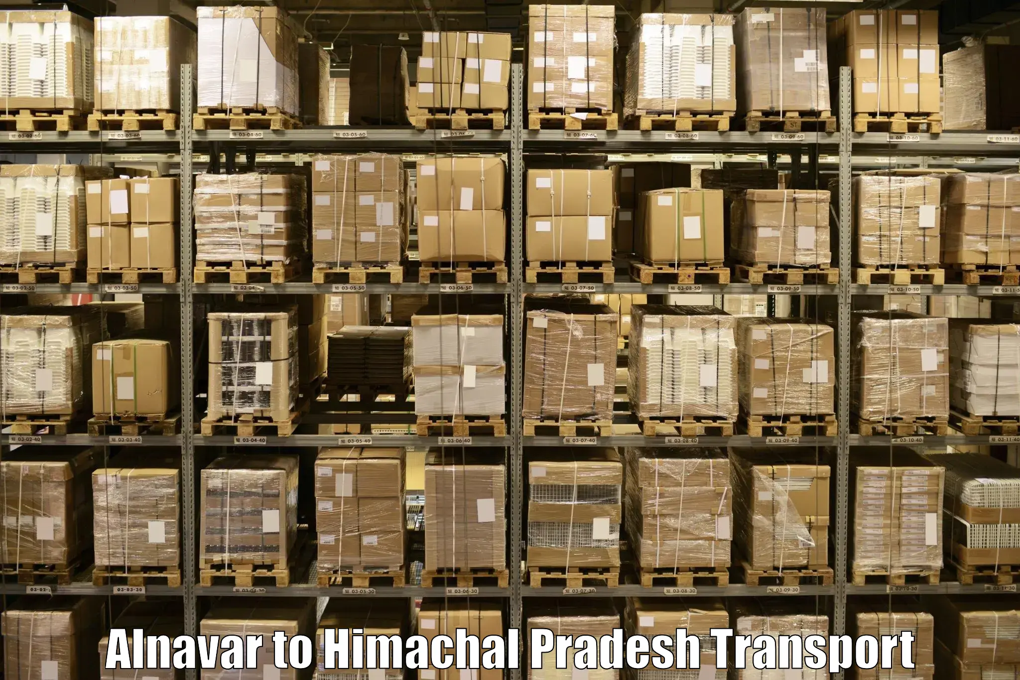 Vehicle courier services Alnavar to Chamba