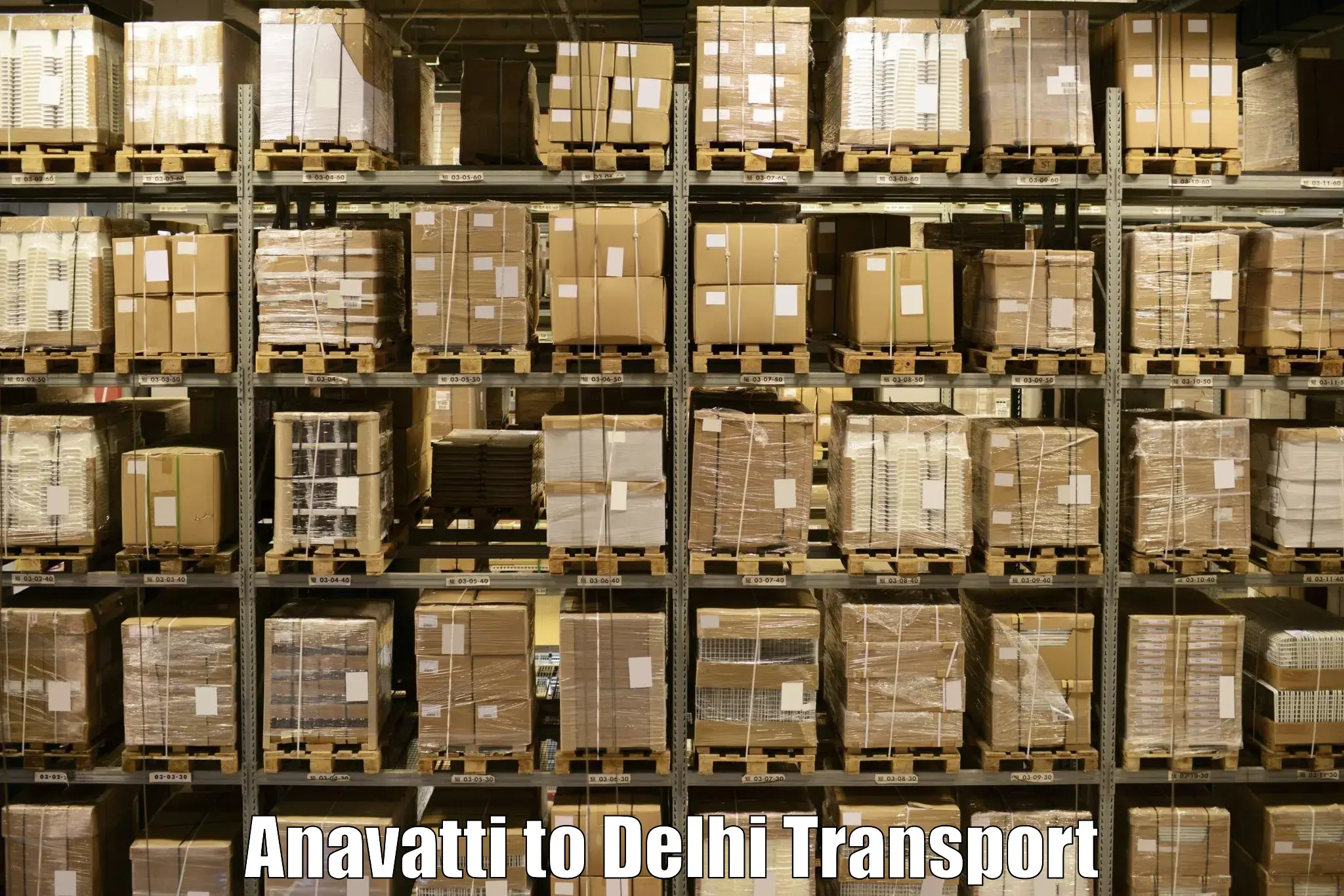 Goods transport services in Anavatti to Indraprastha