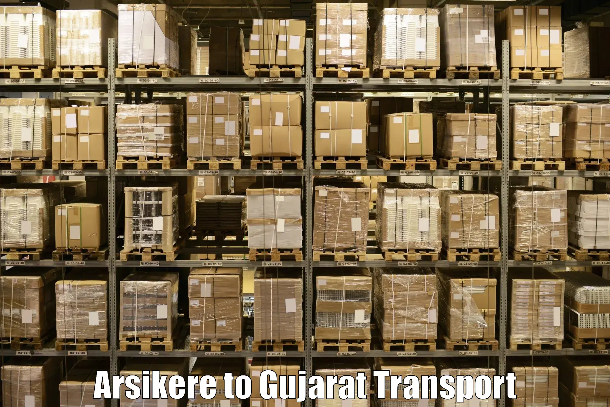 Cargo transport services Arsikere to IIT Gandhi Nagar