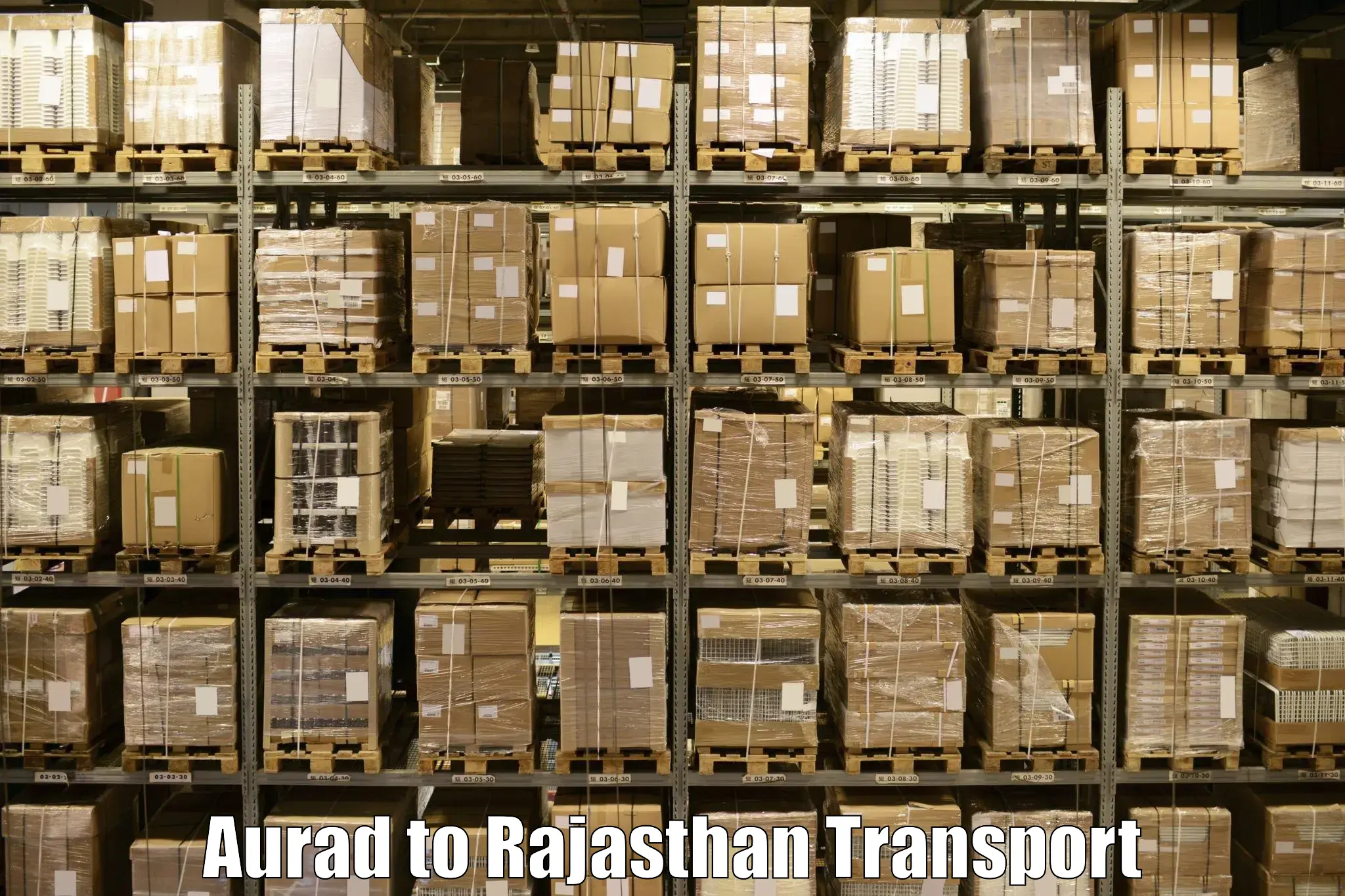 Pick up transport service in Aurad to Rajasthan