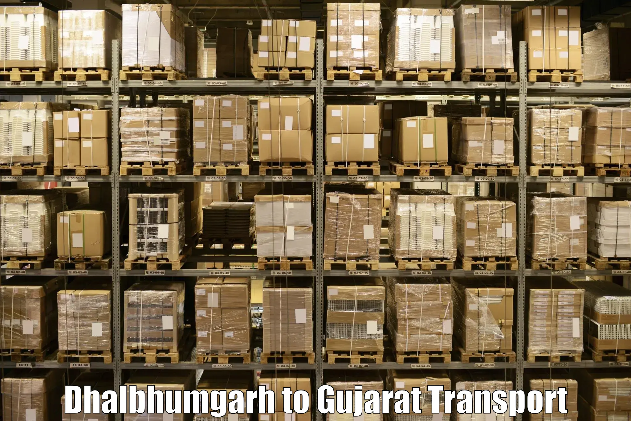 Nearest transport service Dhalbhumgarh to IIIT Surat