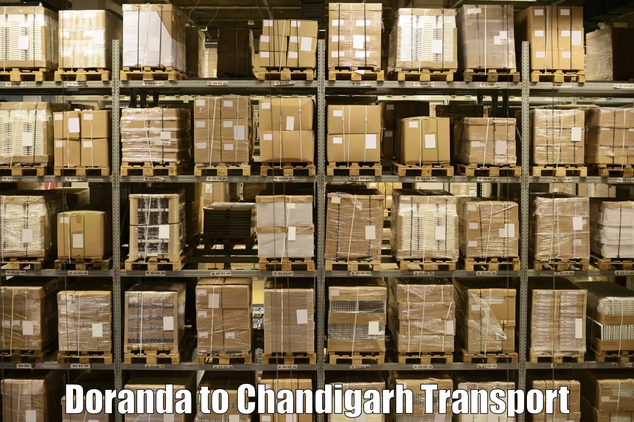 Vehicle transport services Doranda to Chandigarh
