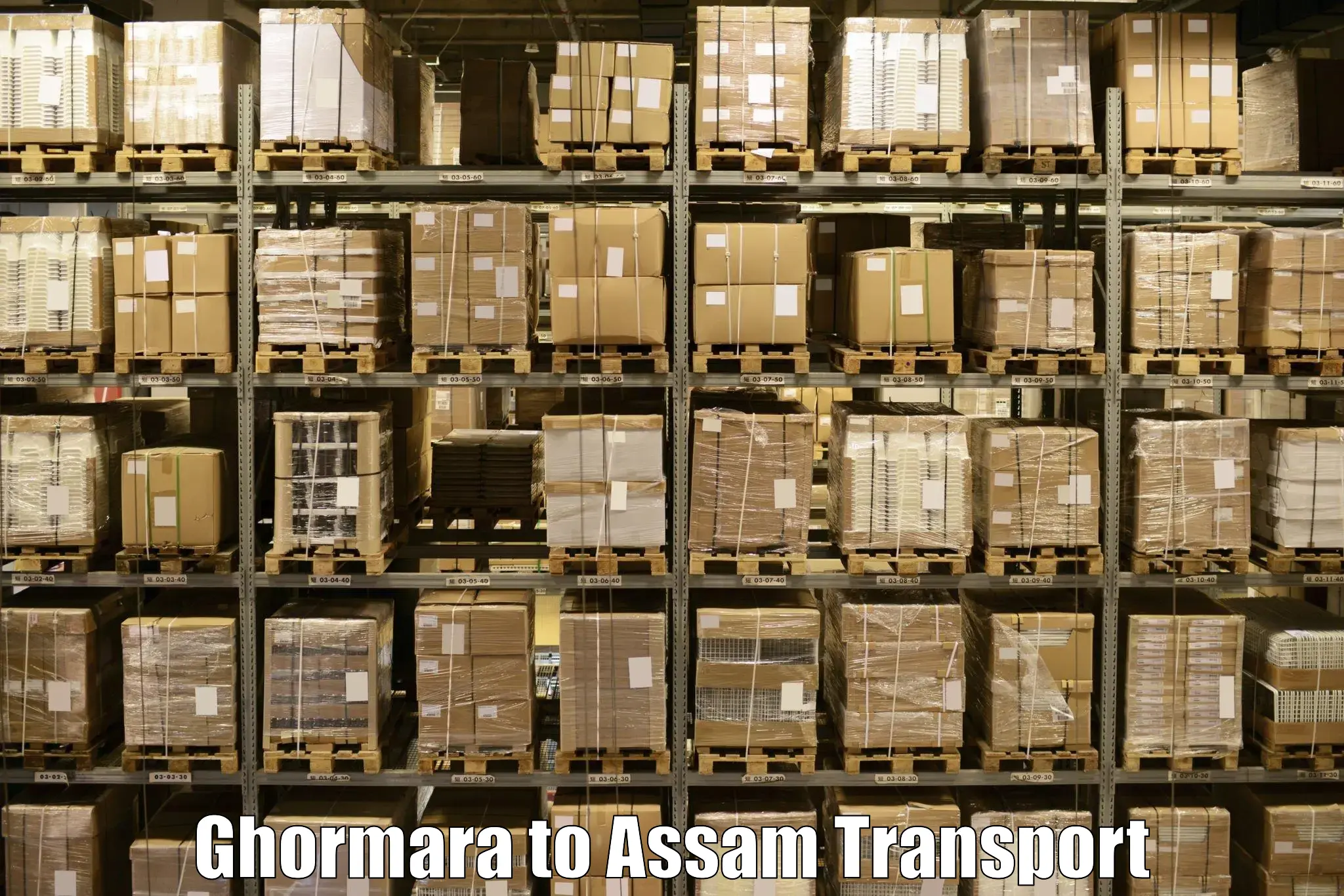 Vehicle courier services in Ghormara to Chabua