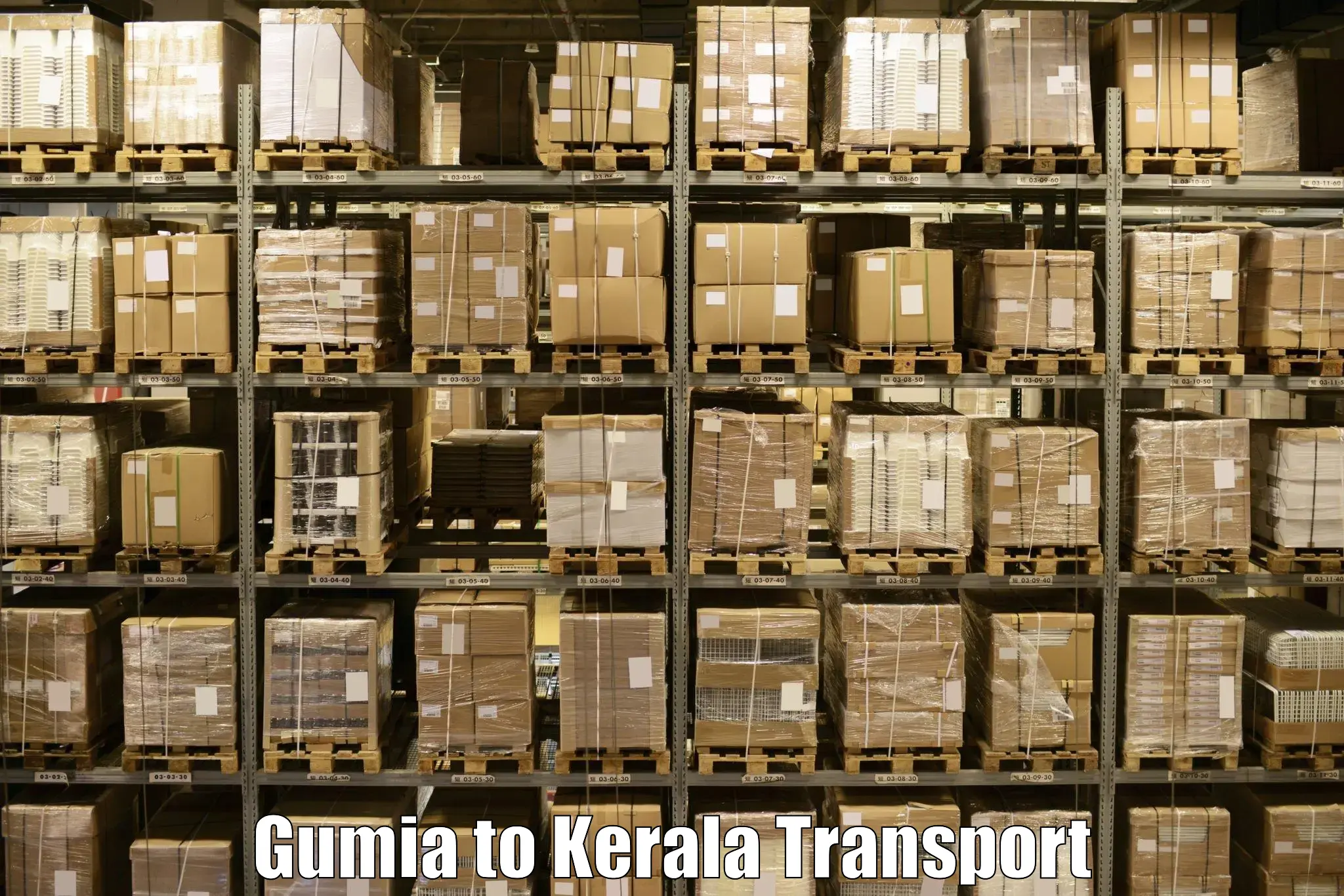 Air cargo transport services Gumia to Kochi