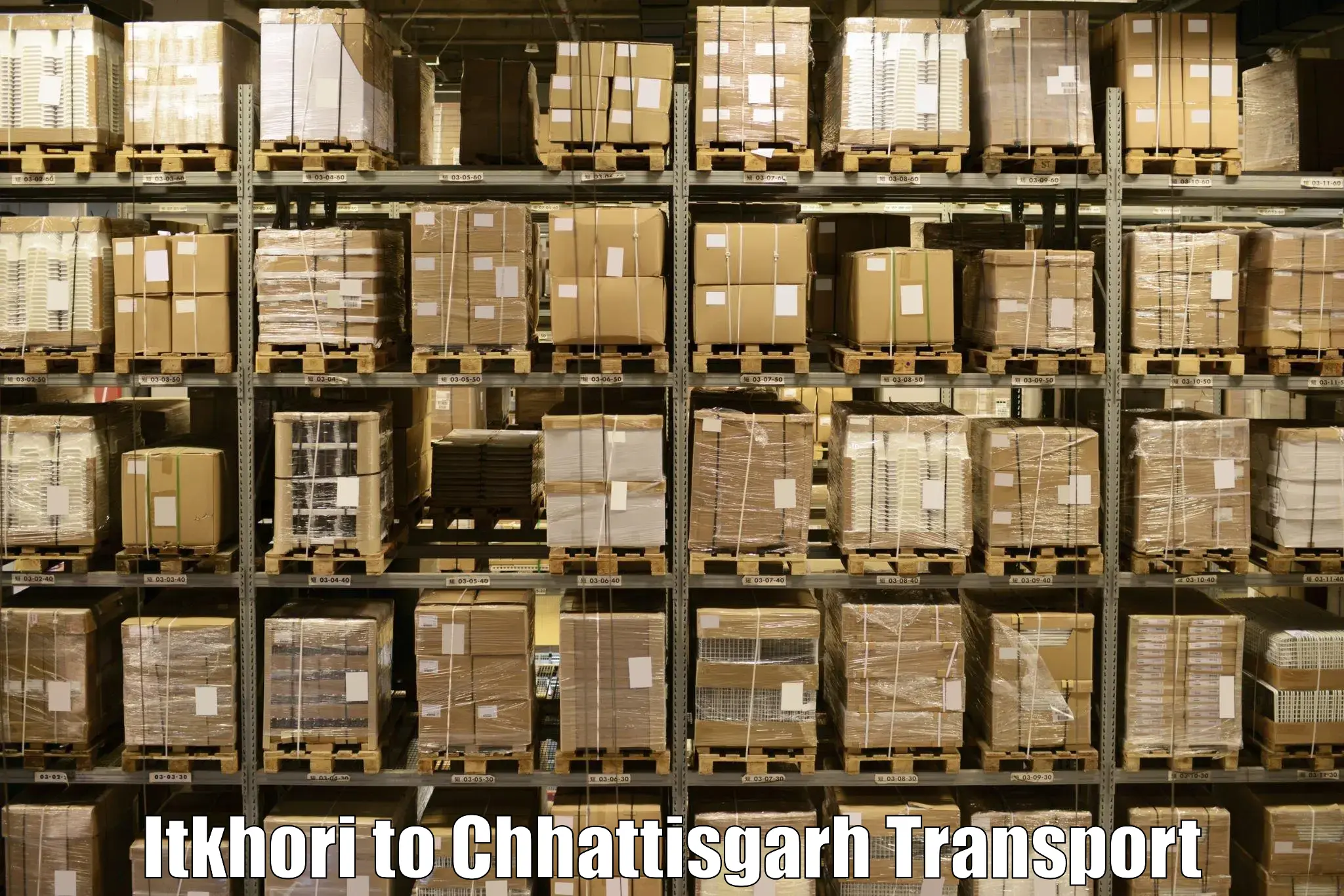 Parcel transport services in Itkhori to Bijapur Chhattisgarh