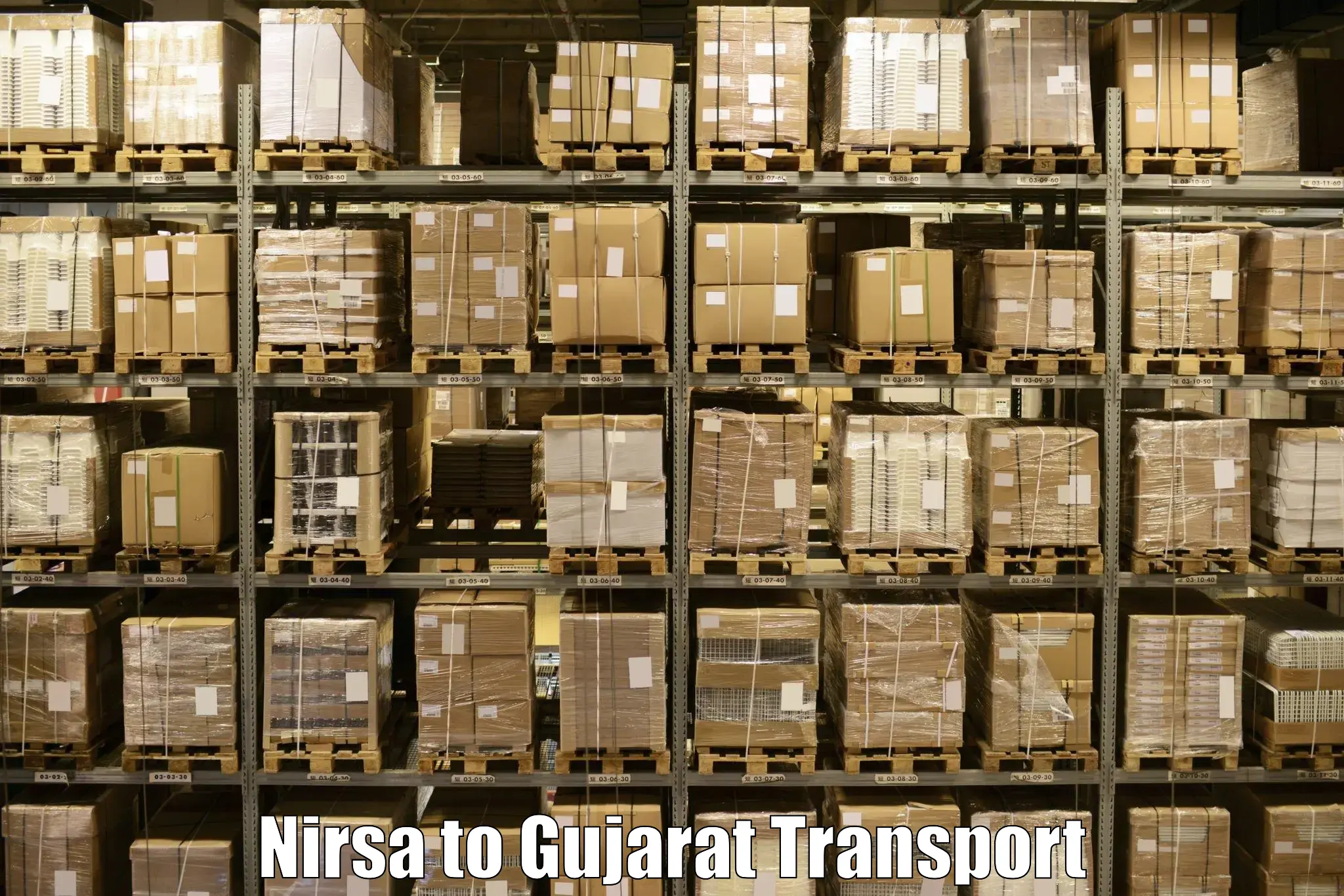 Vehicle transport services Nirsa to Dediapada