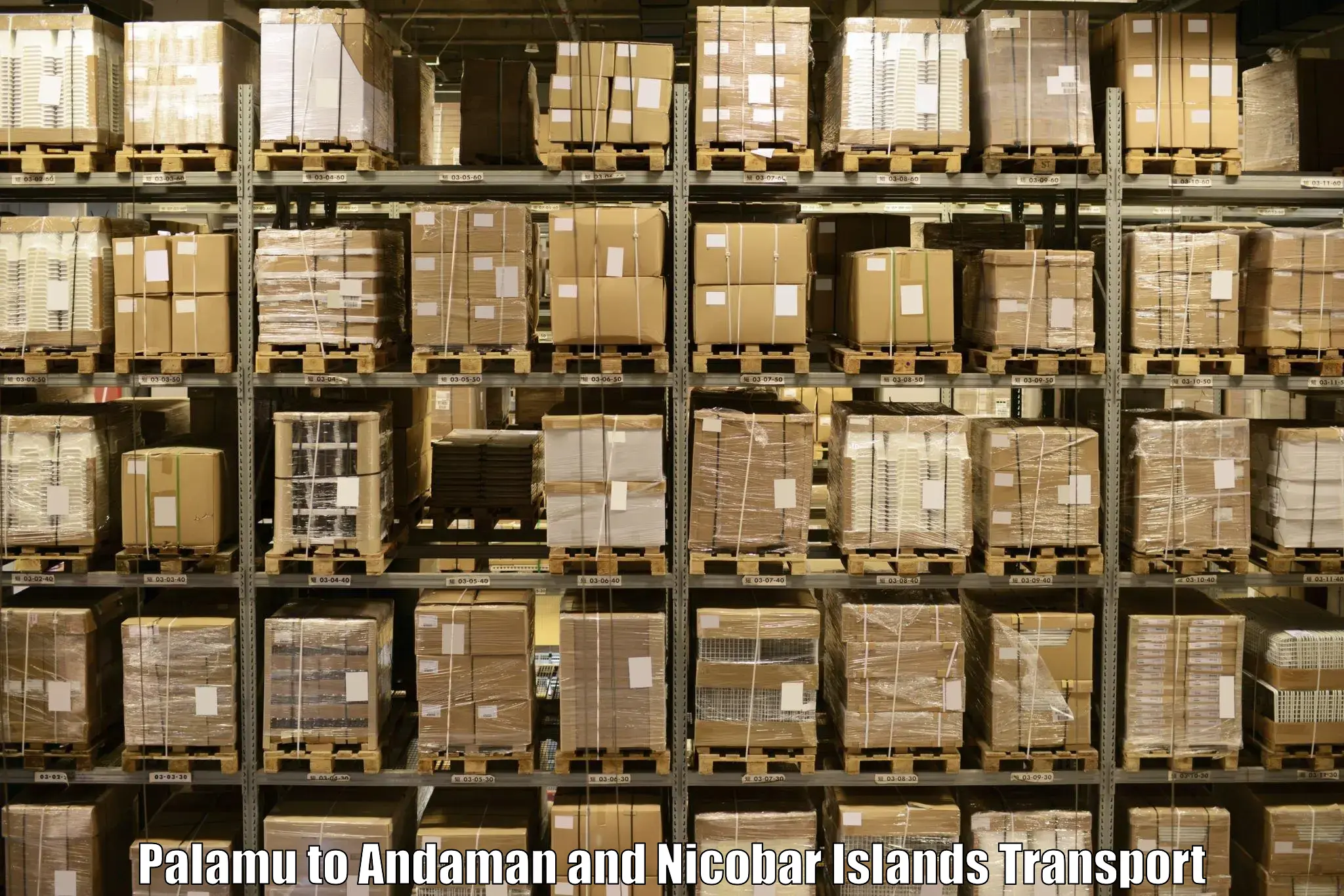Material transport services Palamu to North And Middle Andaman