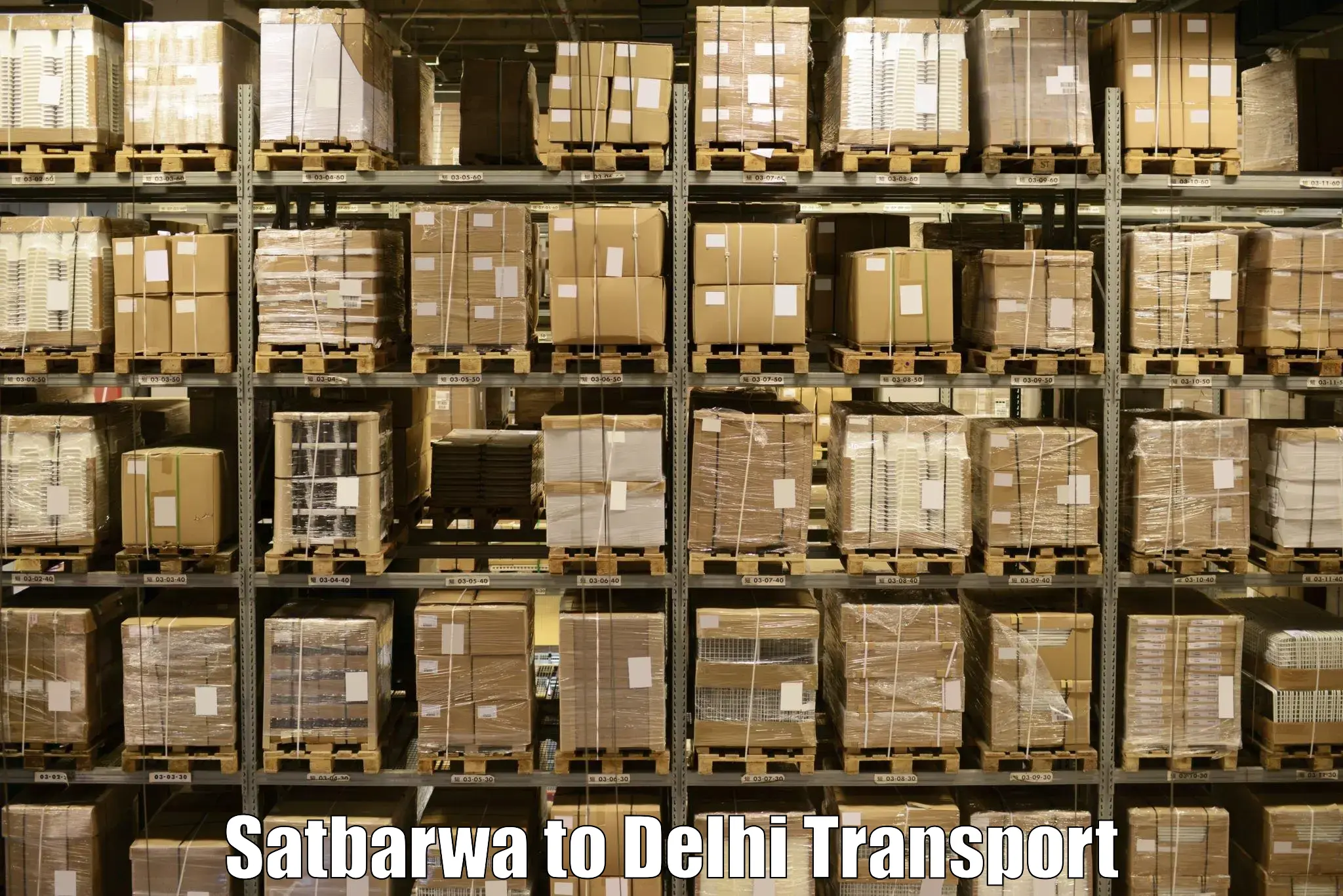 Vehicle courier services Satbarwa to Lodhi Road