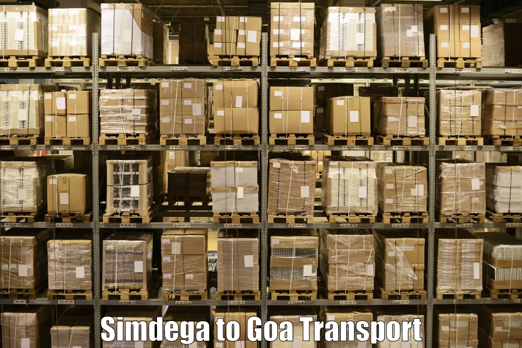 Door to door transport services Simdega to Margao