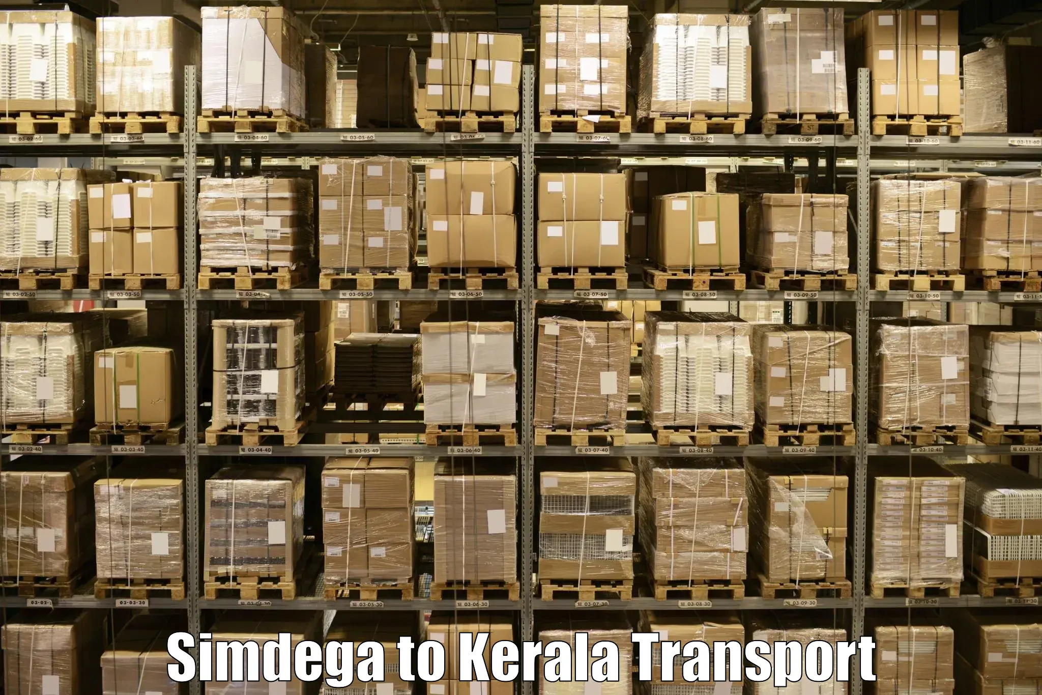 Container transport service Simdega to Guruvayur