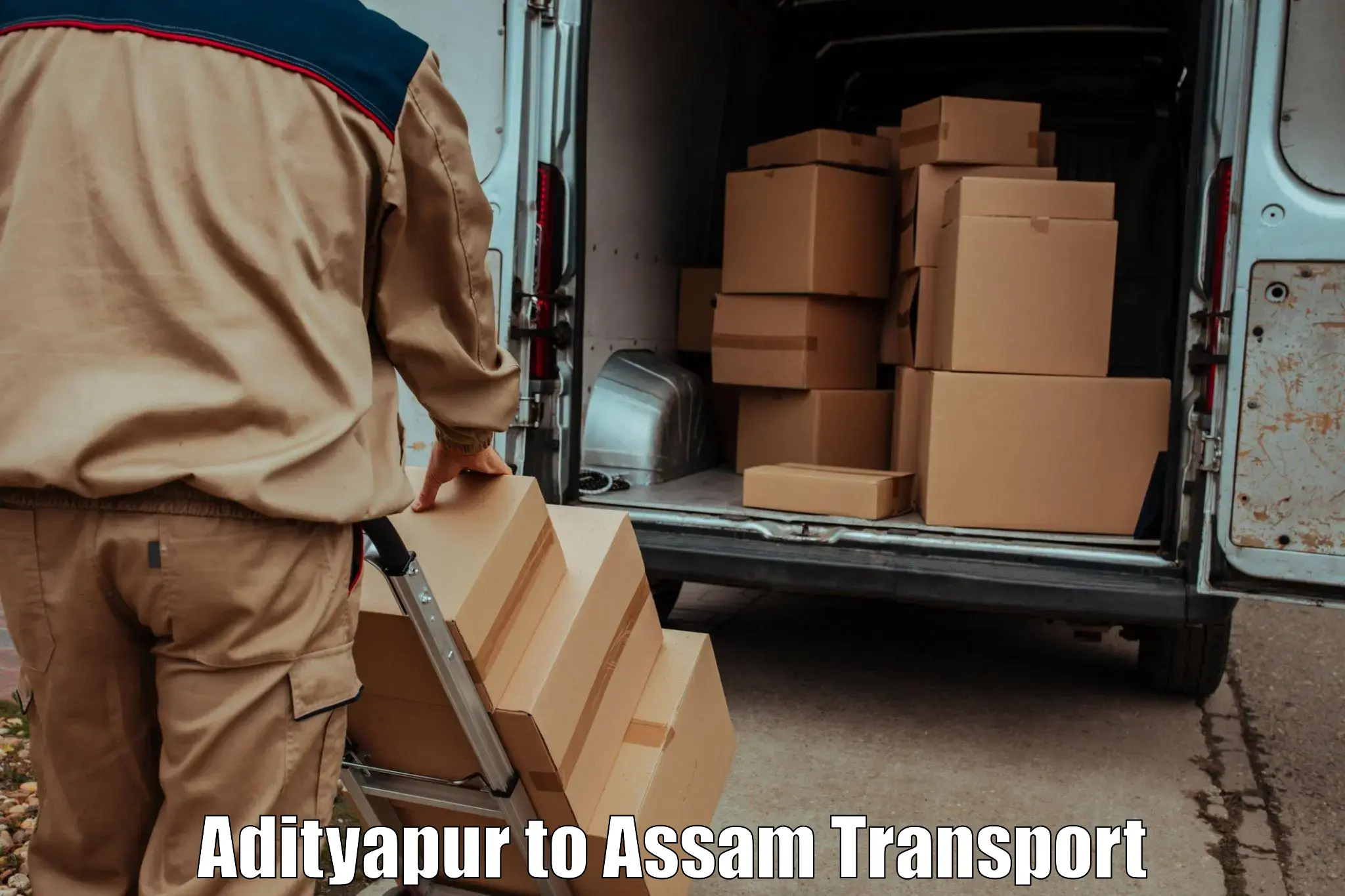 Vehicle courier services Adityapur to Marigaon