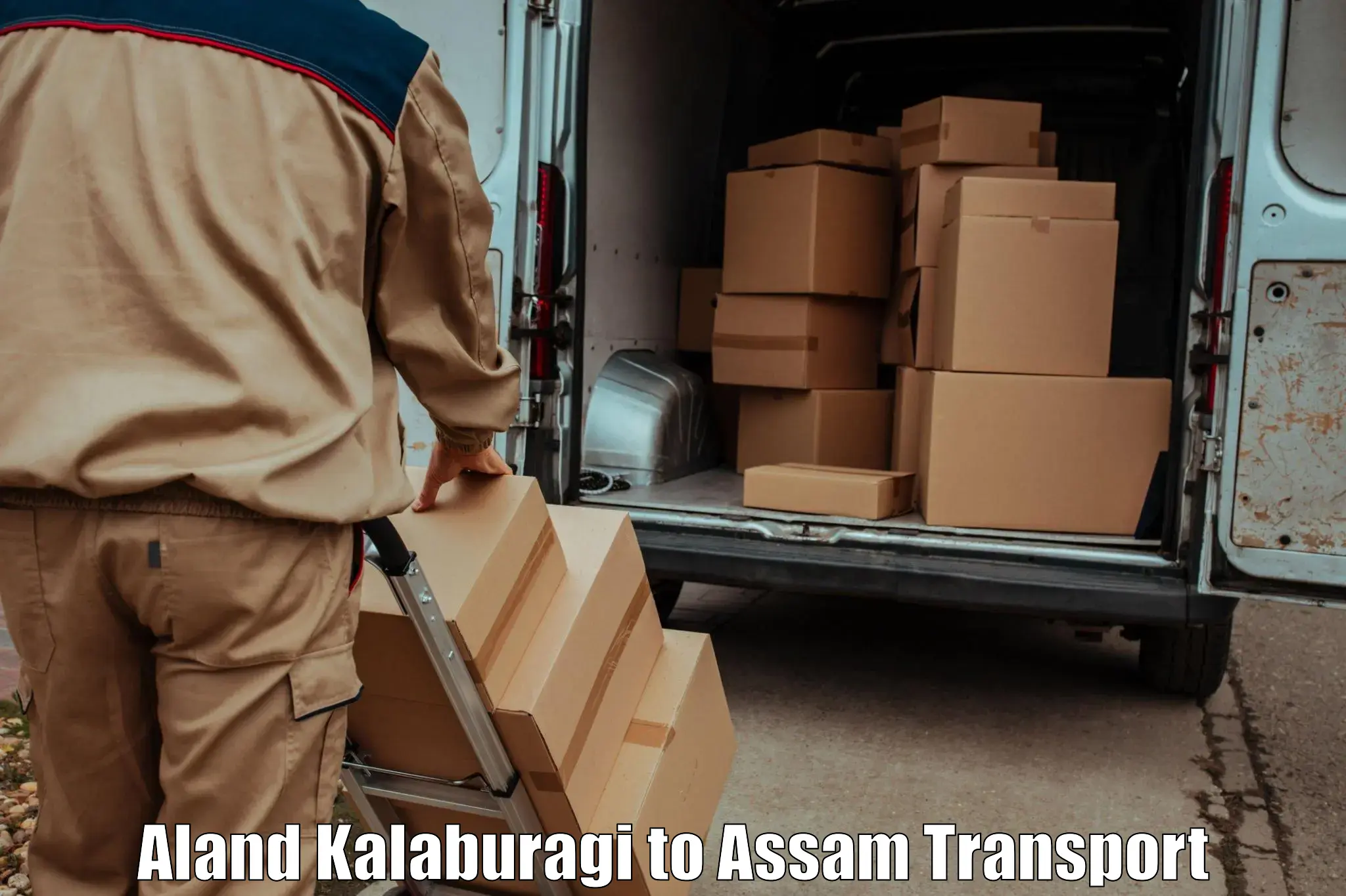 Online transport service Aland Kalaburagi to Karbi Anglong