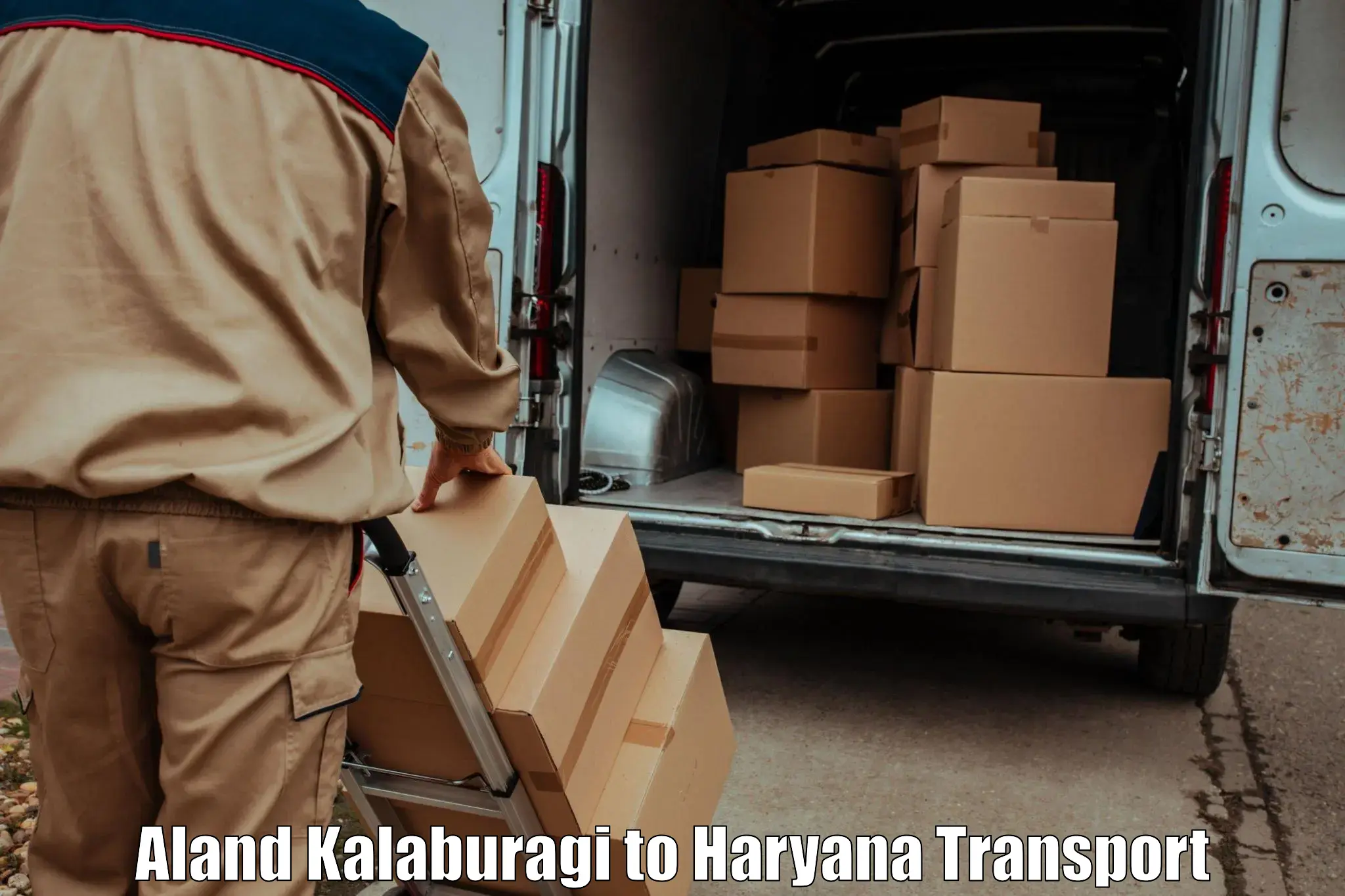 India truck logistics services Aland Kalaburagi to Mahendragarh