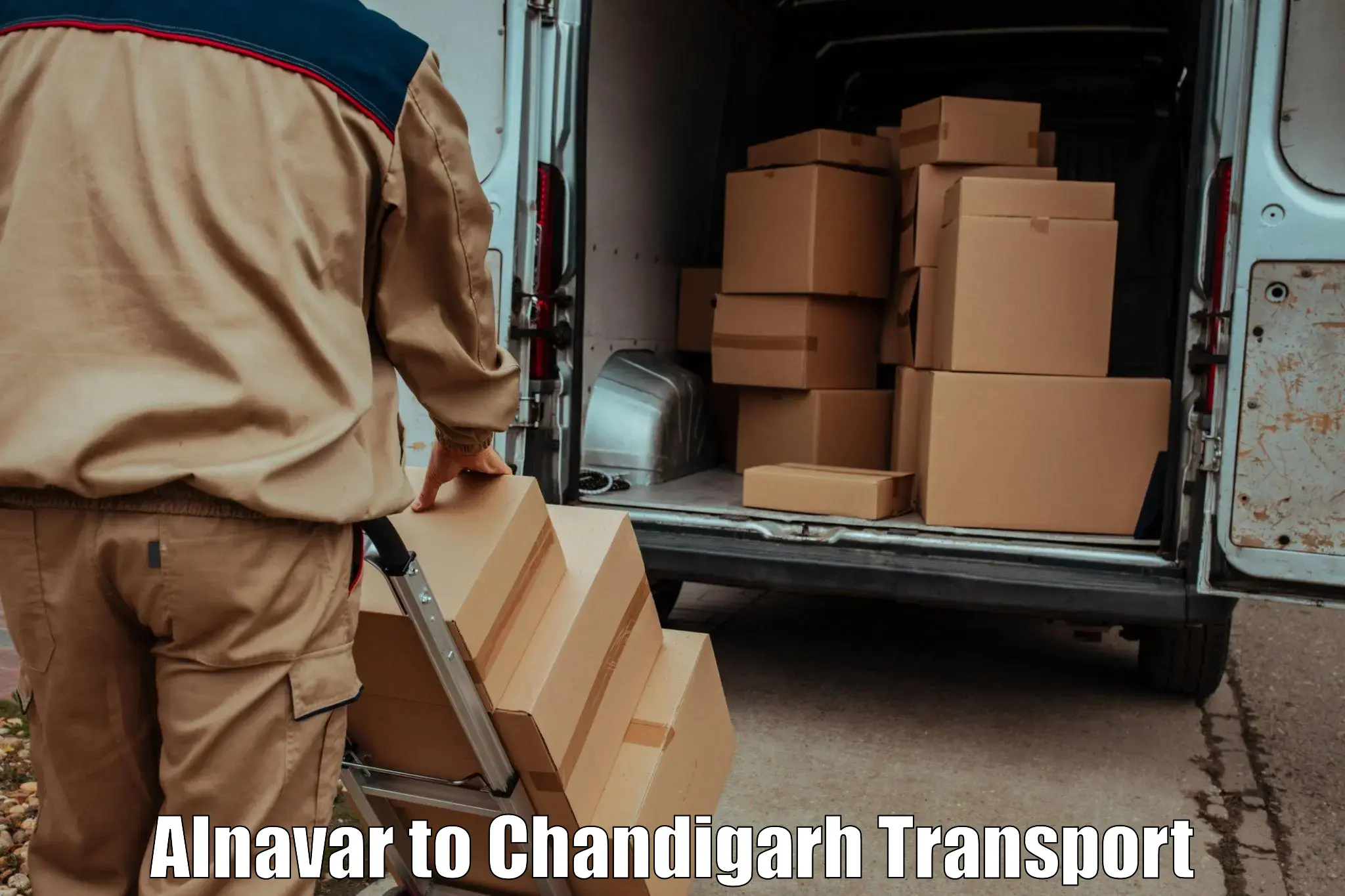 Delivery service Alnavar to Panjab University Chandigarh