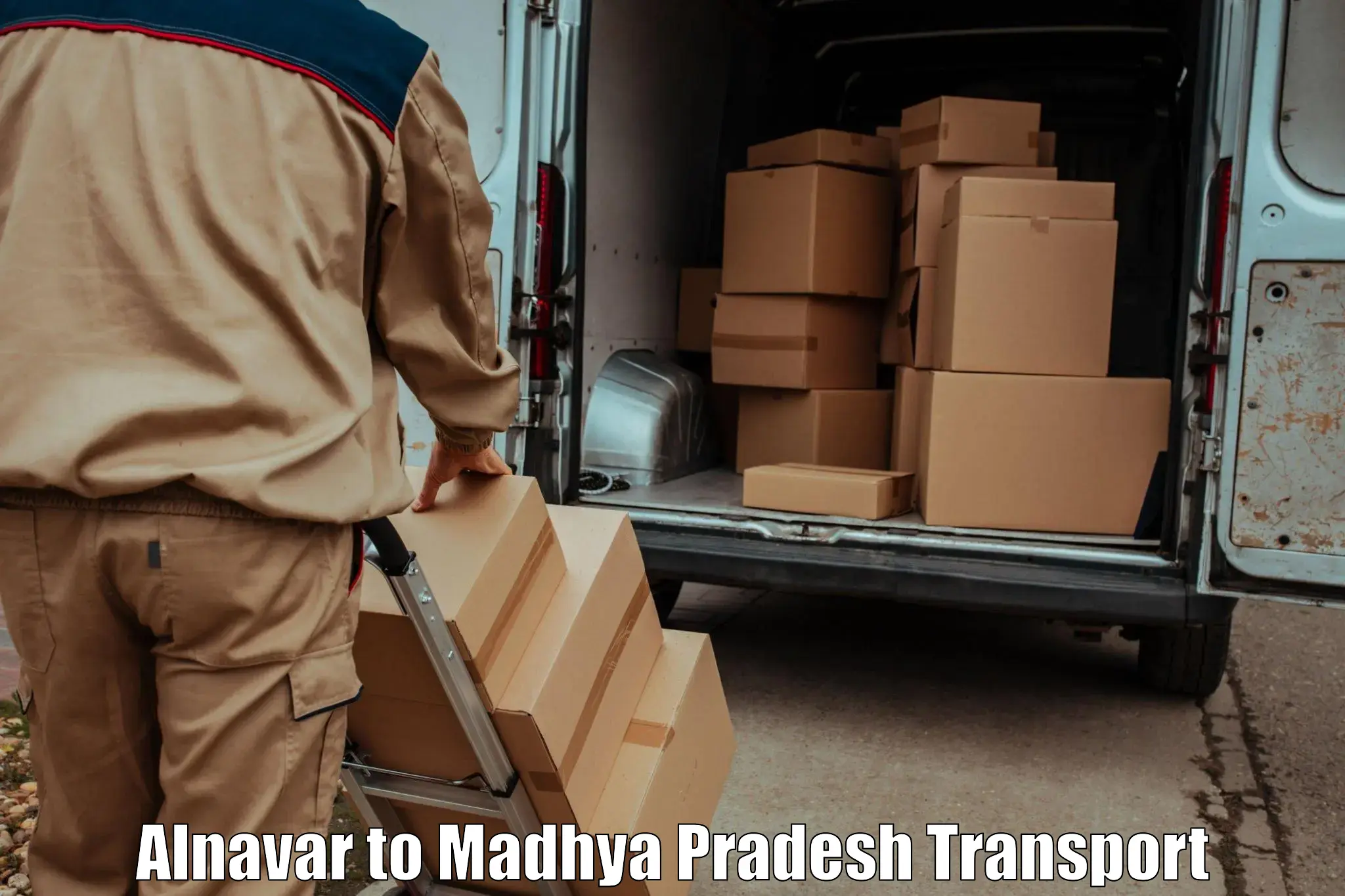 Luggage transport services Alnavar to Niwari