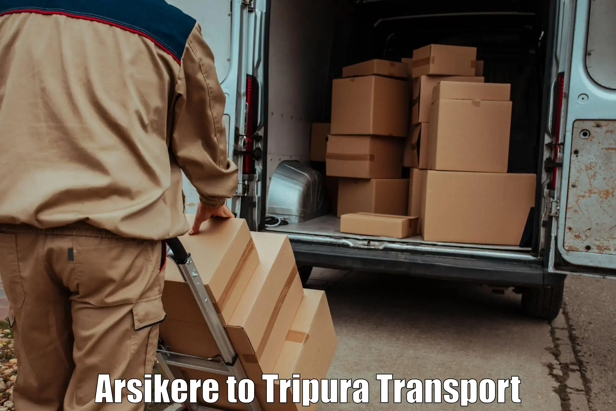 Container transportation services Arsikere to Agartala