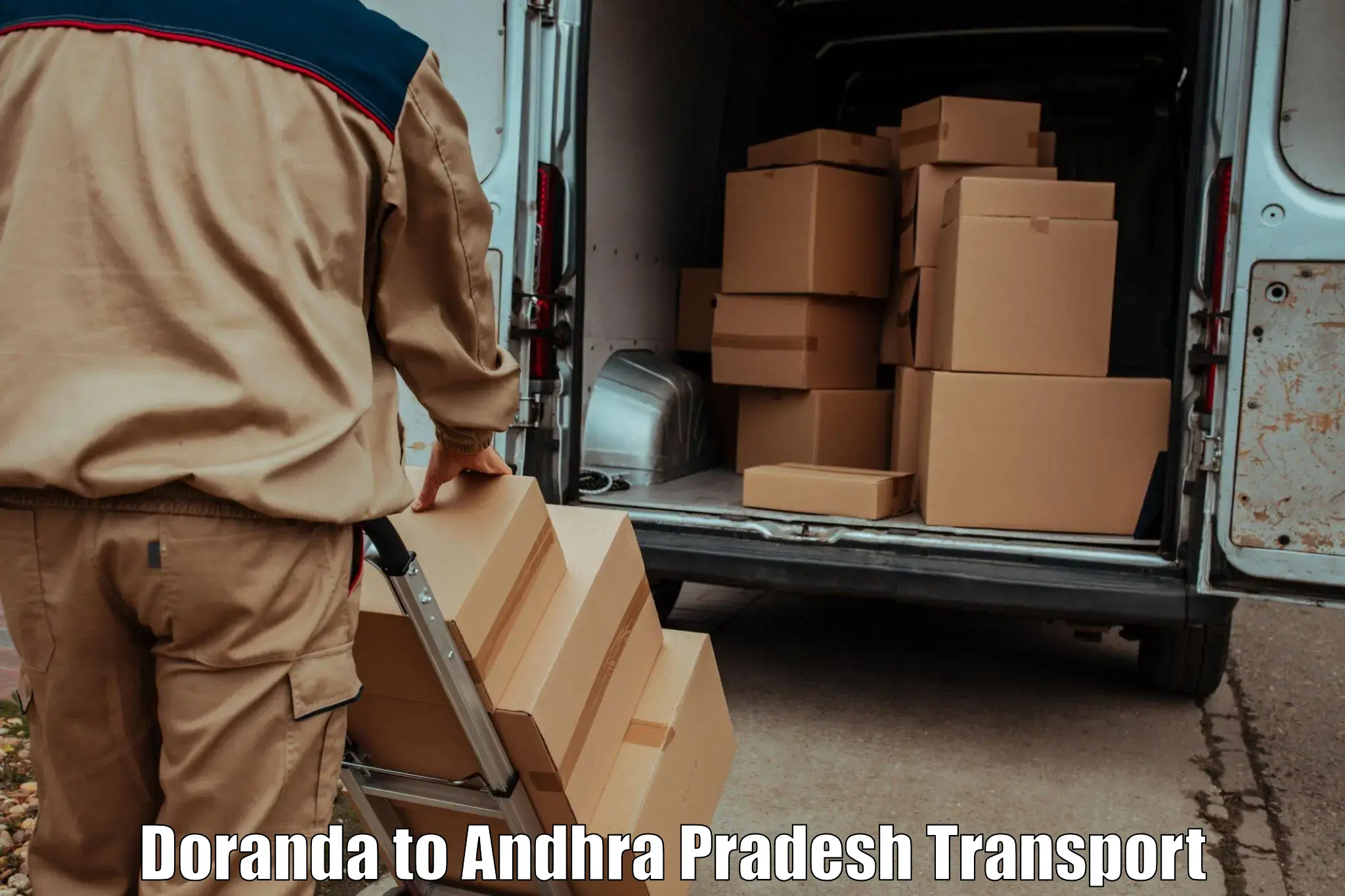 Cargo transport services Doranda to Vizianagaram