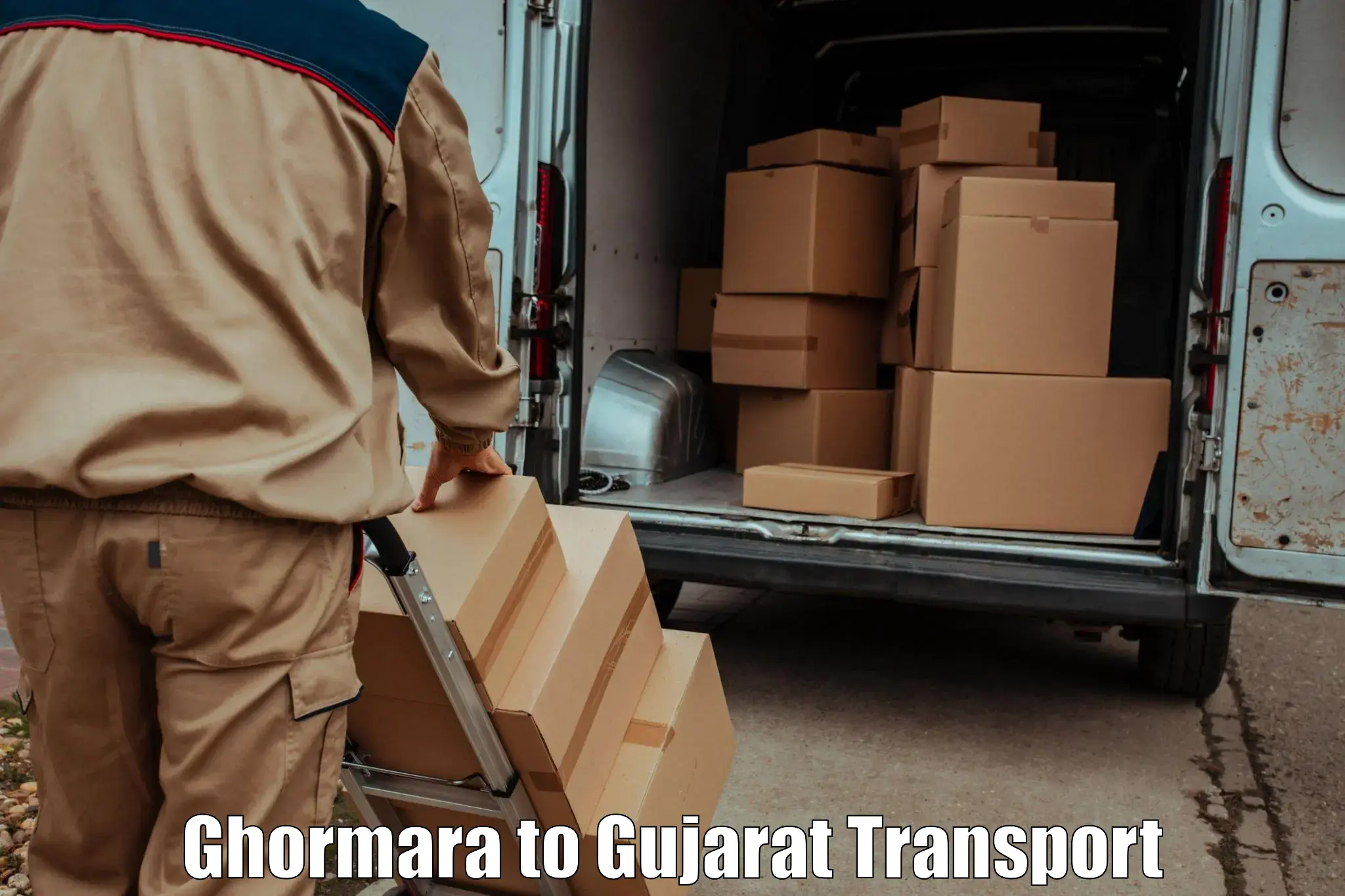 Cargo transportation services Ghormara to Karjan