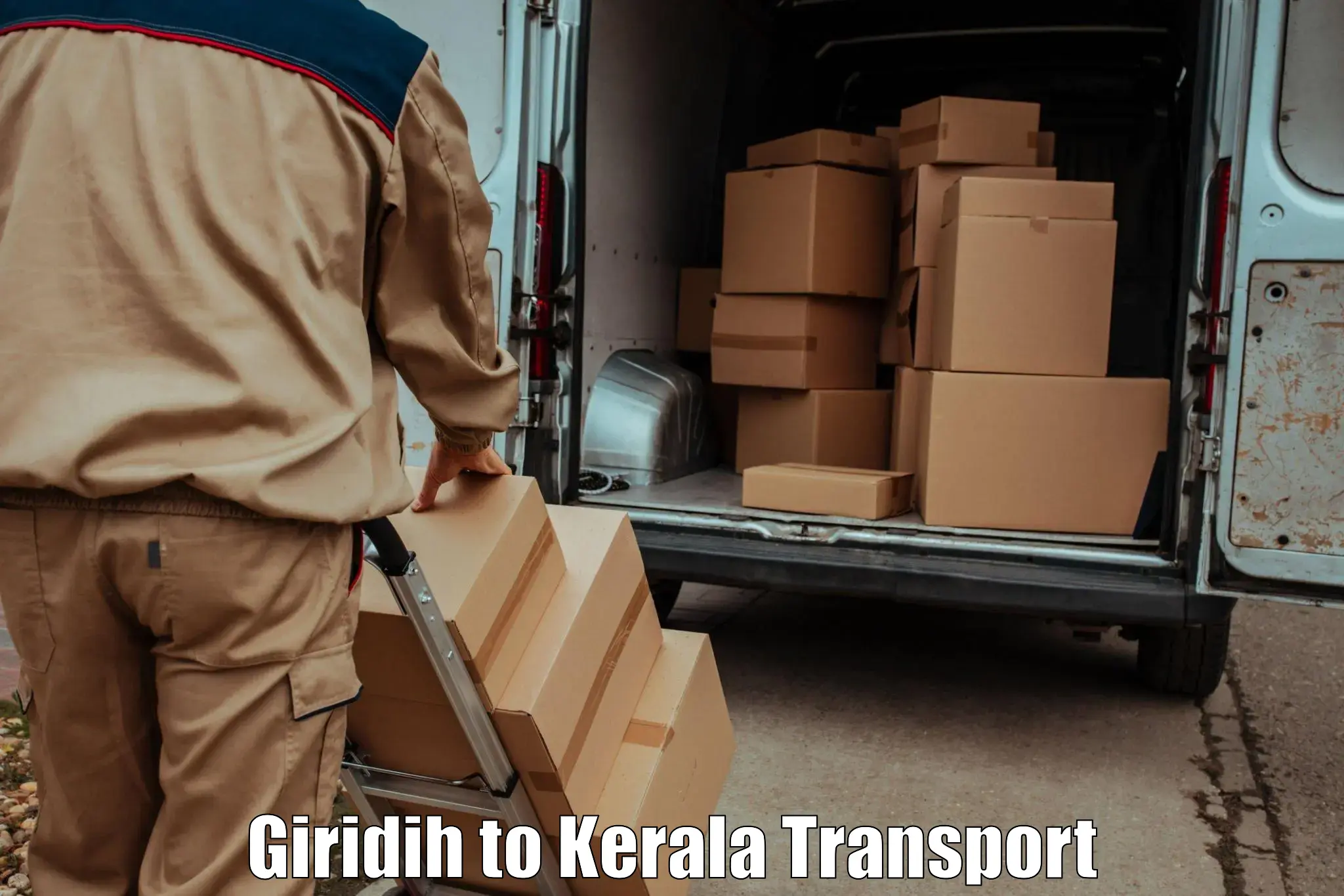 Package delivery services Giridih to Manthuka